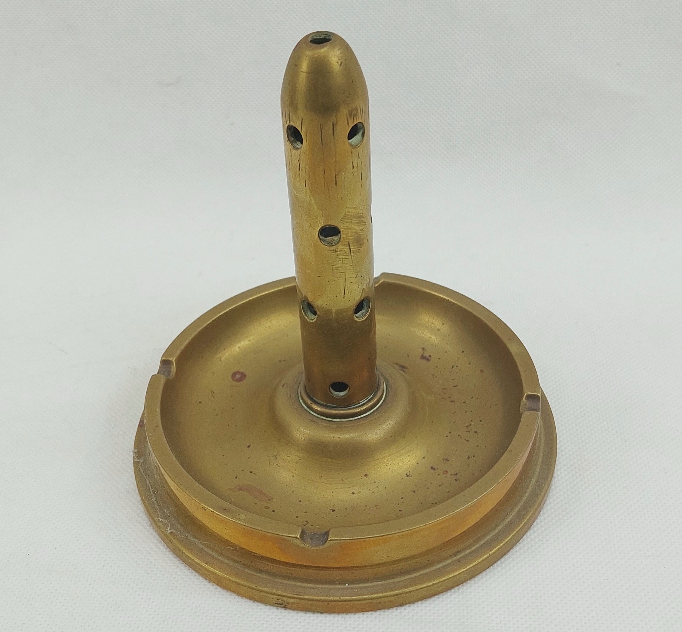 WW2 1941 4 Inch Trench Art Shell Case And Primer Ashtray - Image 2