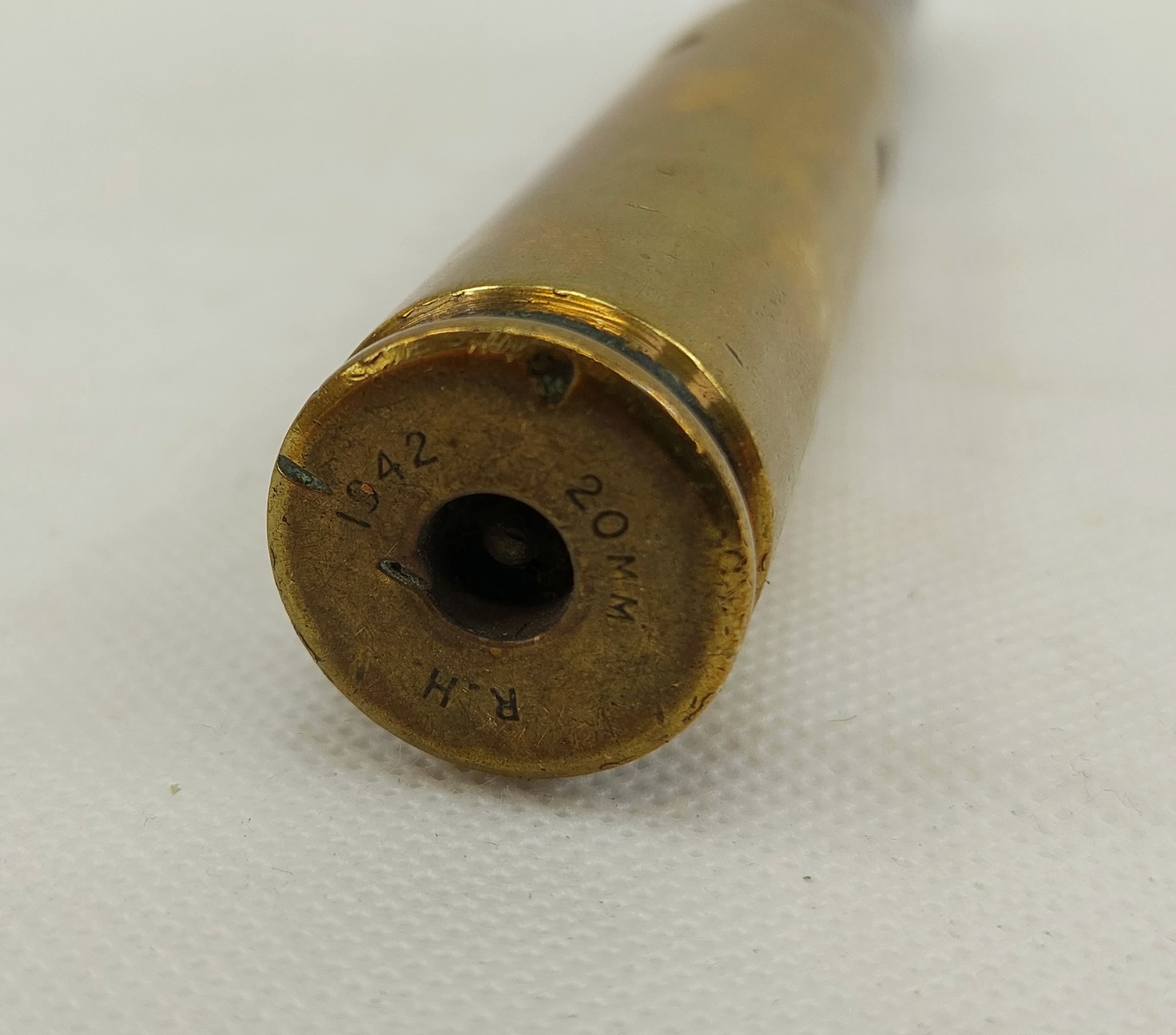 WW2 1942 Inert 20mm Cannon Shell - Image 2