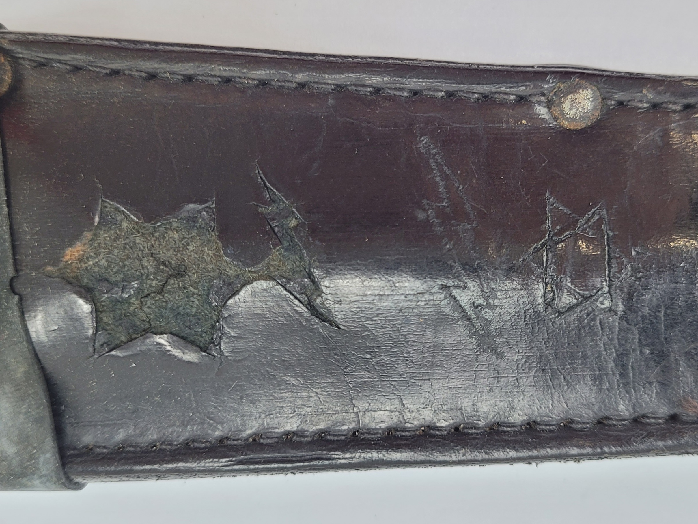 WW2 RAF Fairburn Sykes Type Fighting Stiletto Knife By William Rodgers With Scabbard With Star Of David - Image 7