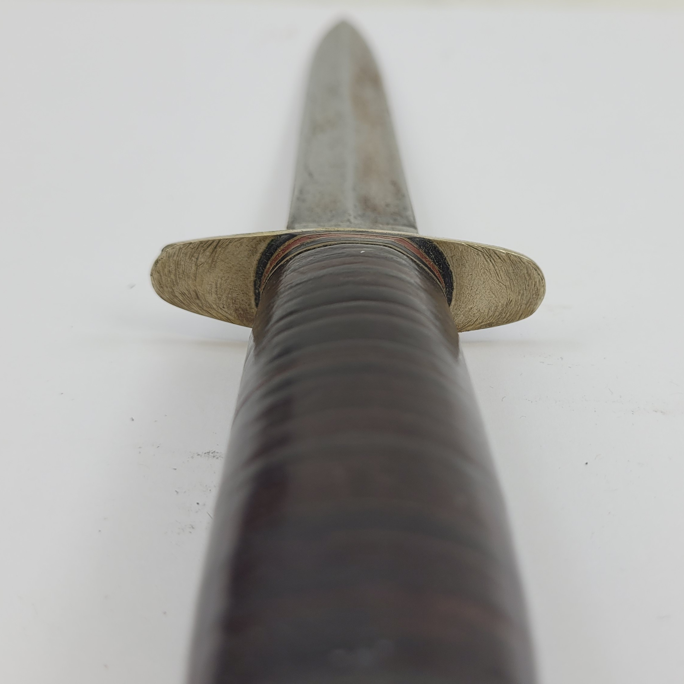 WW2 RAF Fairburn Sykes Type Fighting Stiletto Knife By William Rodgers With Scabbard With Star Of David - Image 3