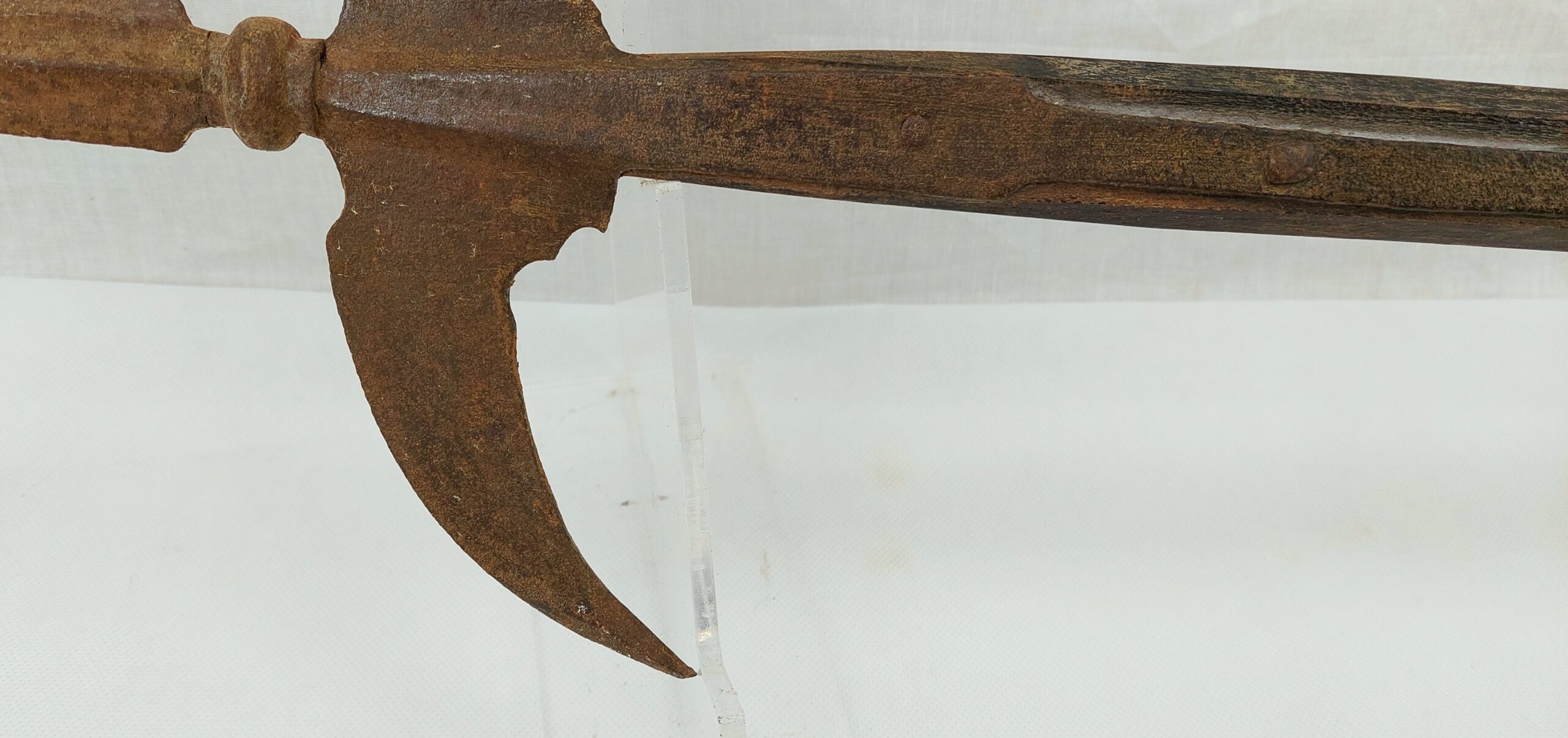 16th Or 17th Century Poleaxe With Original Shaft - Image 6