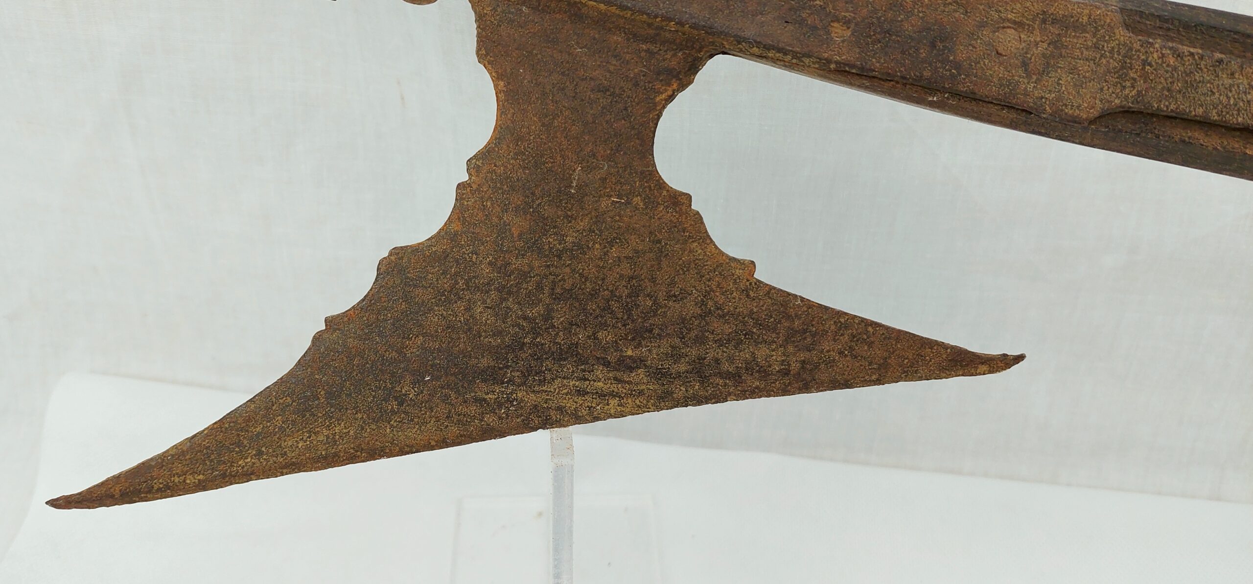 16th Or 17th Century Poleaxe With Original Shaft - Image 11