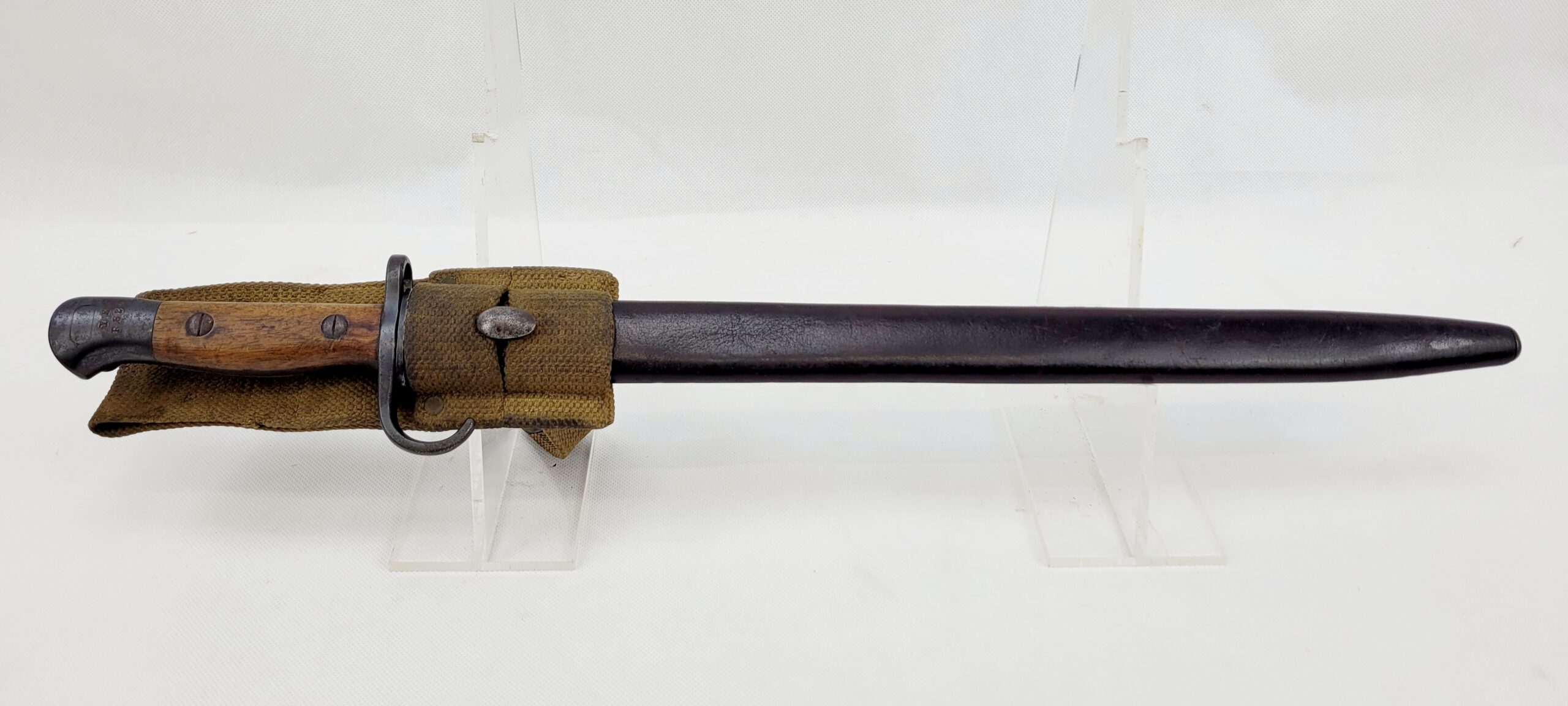 1907 Pattern Hooked Quillion Bayonet With Matching Numbers Of R829 To The Yorkshire Regiment With Scabbard And Rare Canvas Frog - Image 17