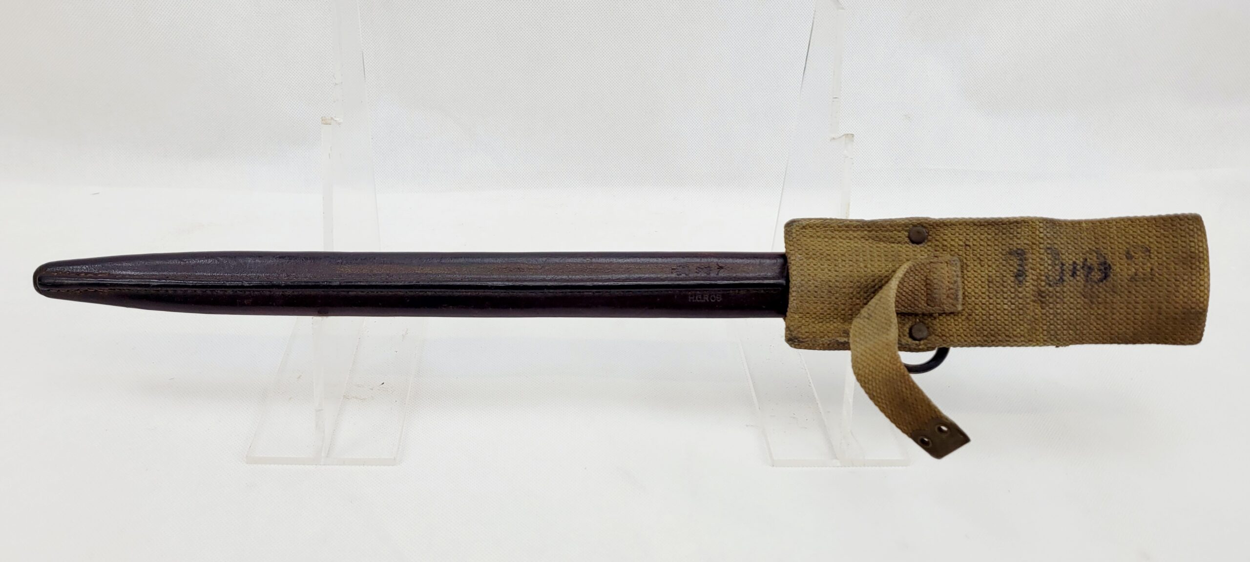 1907 Pattern Hooked Quillion Bayonet With Matching Numbers Of R829 To The Yorkshire Regiment With Scabbard And Rare Canvas Frog - Image 16