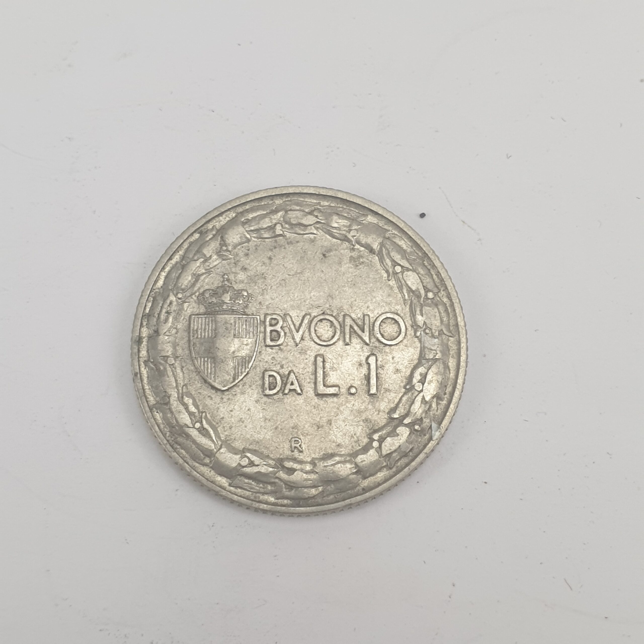 1922 Italian 1 Lira Silver Coin - Image 2