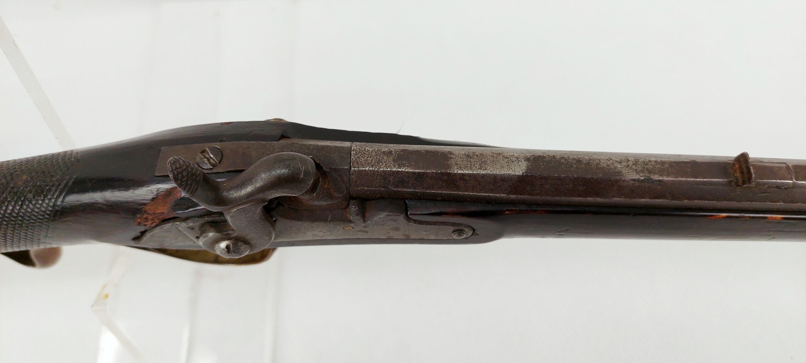 19th Century American Kentucky Percussion Rifle With Octagonal Barrel - Image 11