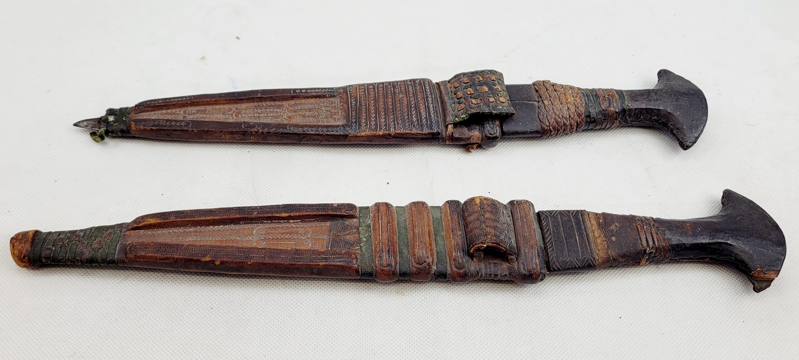 Circa 1900 Pair Of North African Tribal Daggers - Image 5
