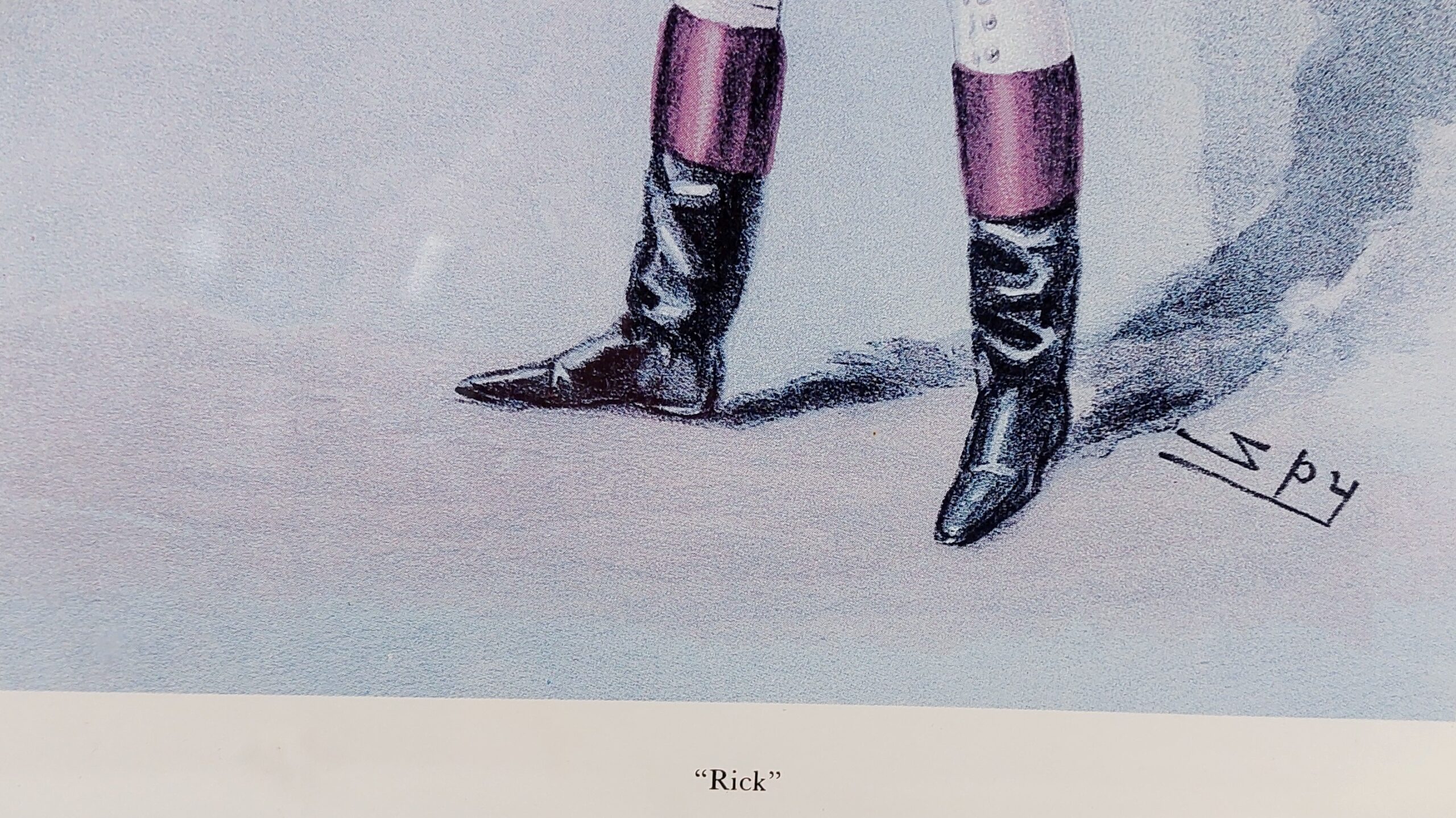 1901 Vanity Fair Print Of The Jockey Rick* - Image 4