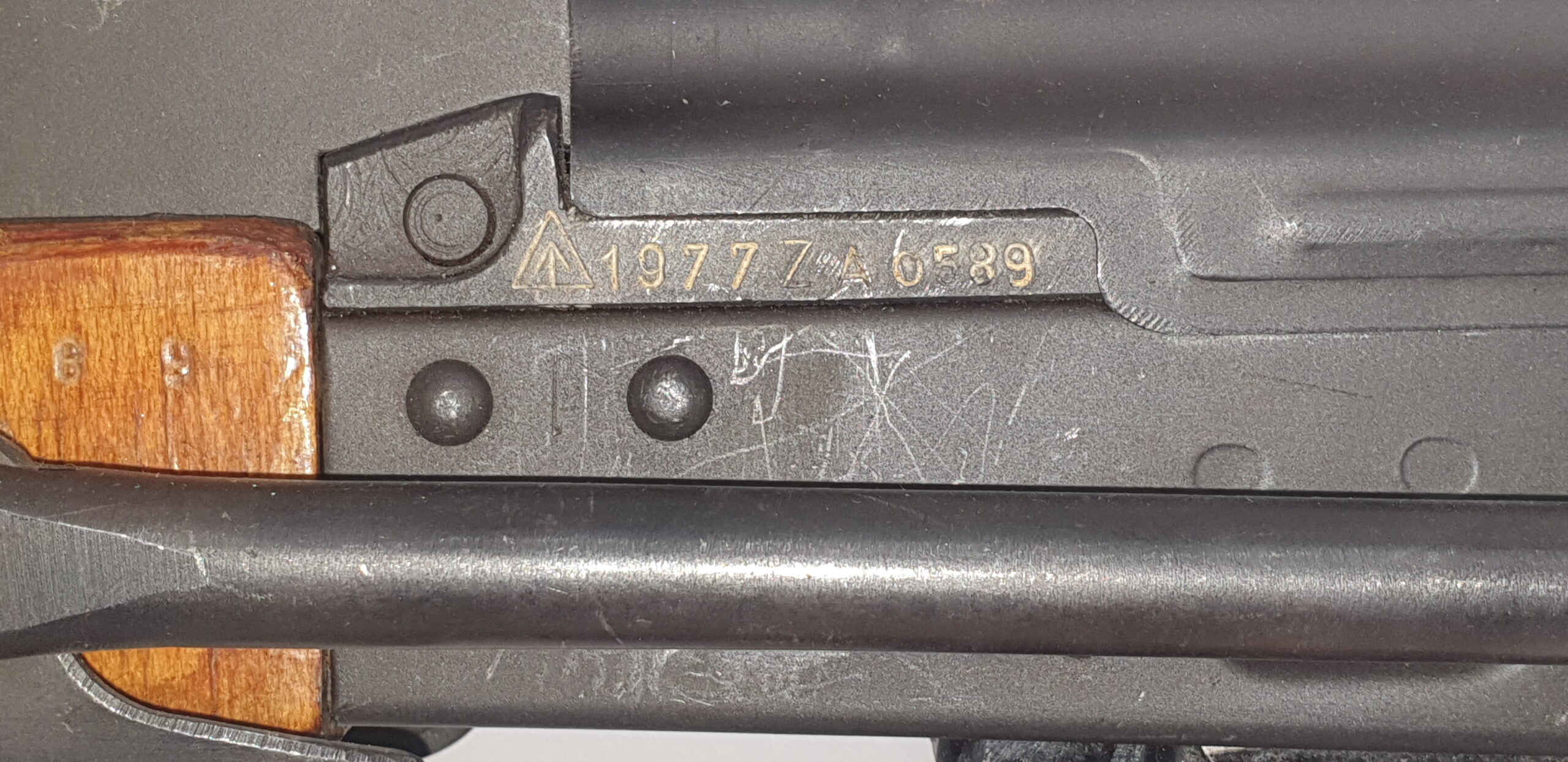 Cold War Era 1977 Dated Romanian PM Model 65 (Folding stock AK-47) Assault Rifle SN A0589. - Image 2