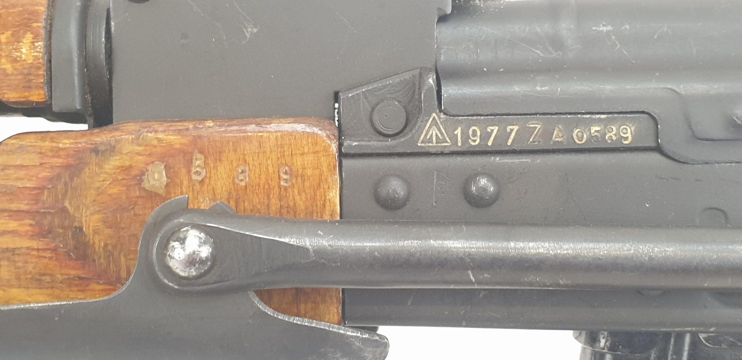 Cold War Era 1977 Dated Romanian PM Model 65 (Folding stock AK-47) Assault Rifle SN A0589. - Image 5