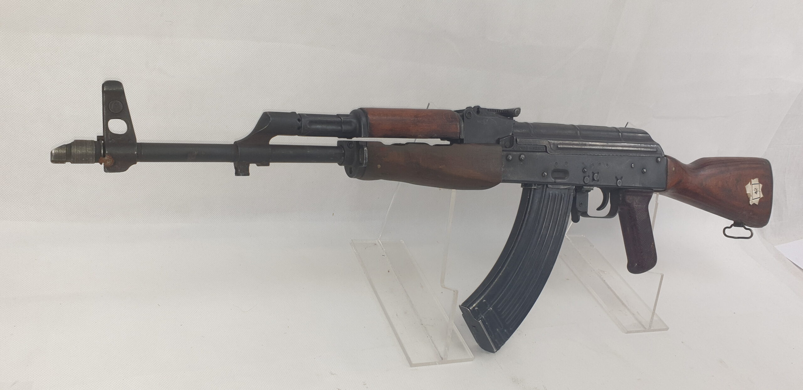 Cold War Era 1983 Dated Romanian AK-47 Assault Rifle - Deactivated - Image 7