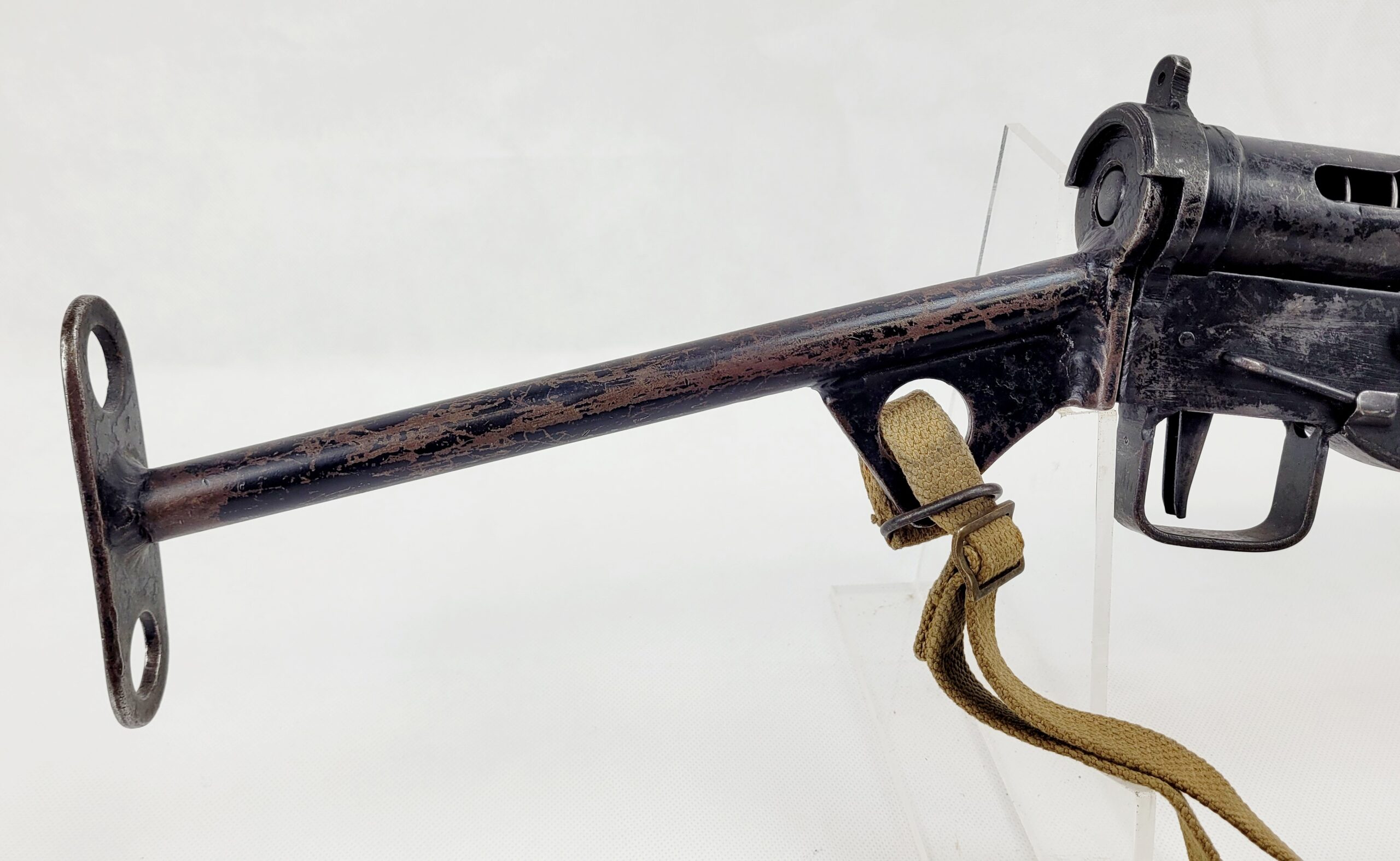 Fully Strippable WW2 British STEN MK2 SMG, Sling & Spare Magazine - Image 34