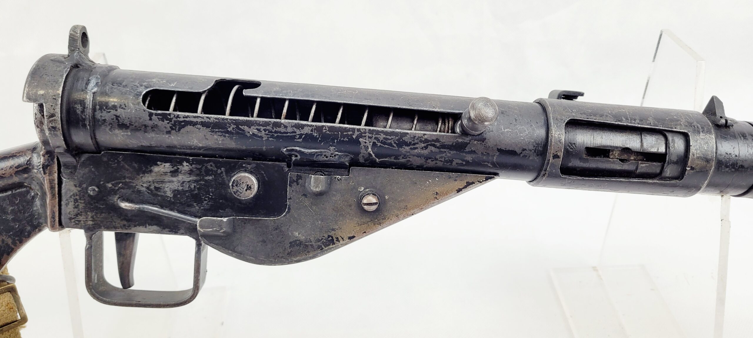 Fully Strippable WW2 British STEN MK2 SMG, Sling & Spare Magazine - Image 30
