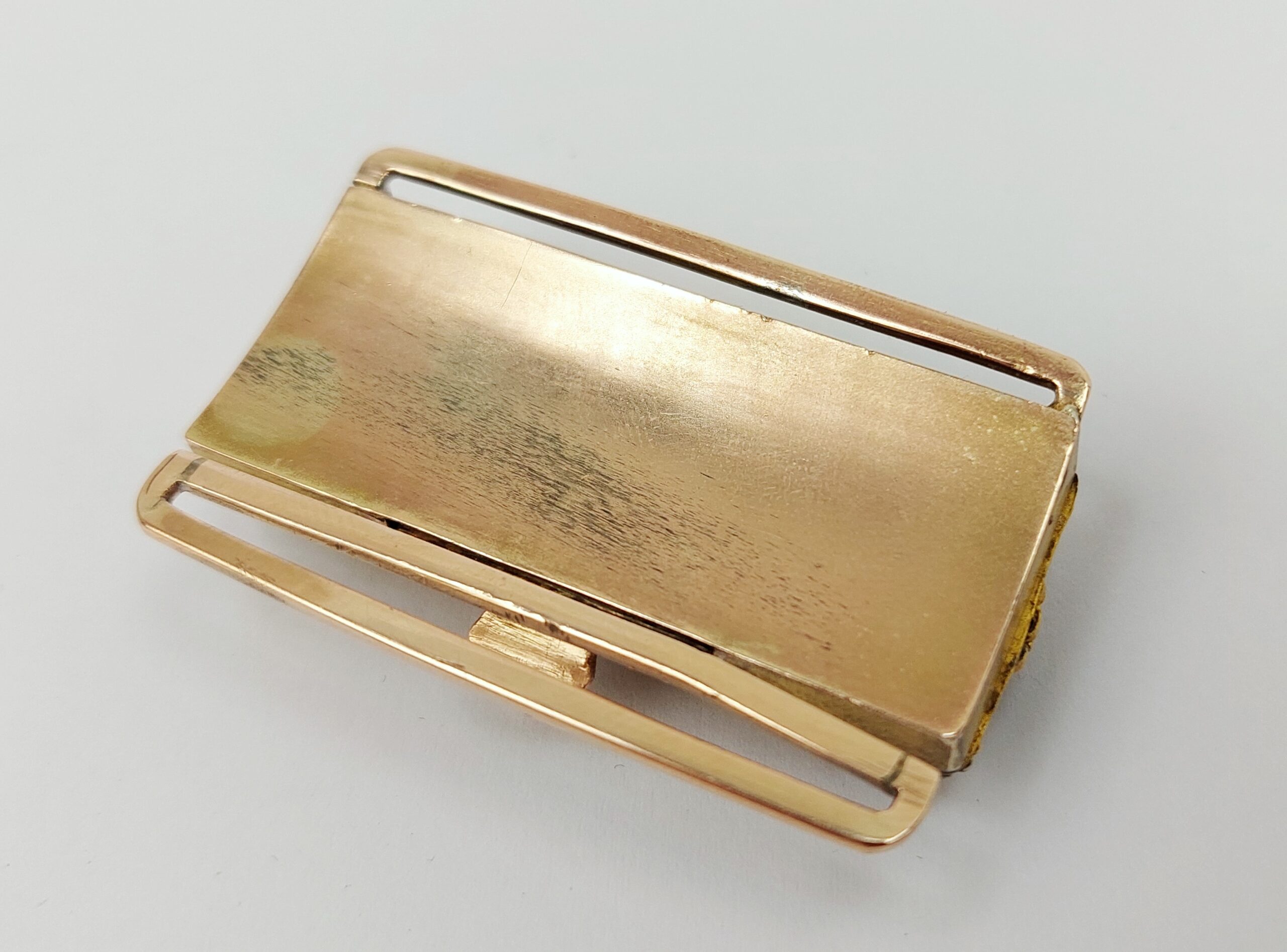 Victorian Gilt Brass Agate Buckle - Image 5