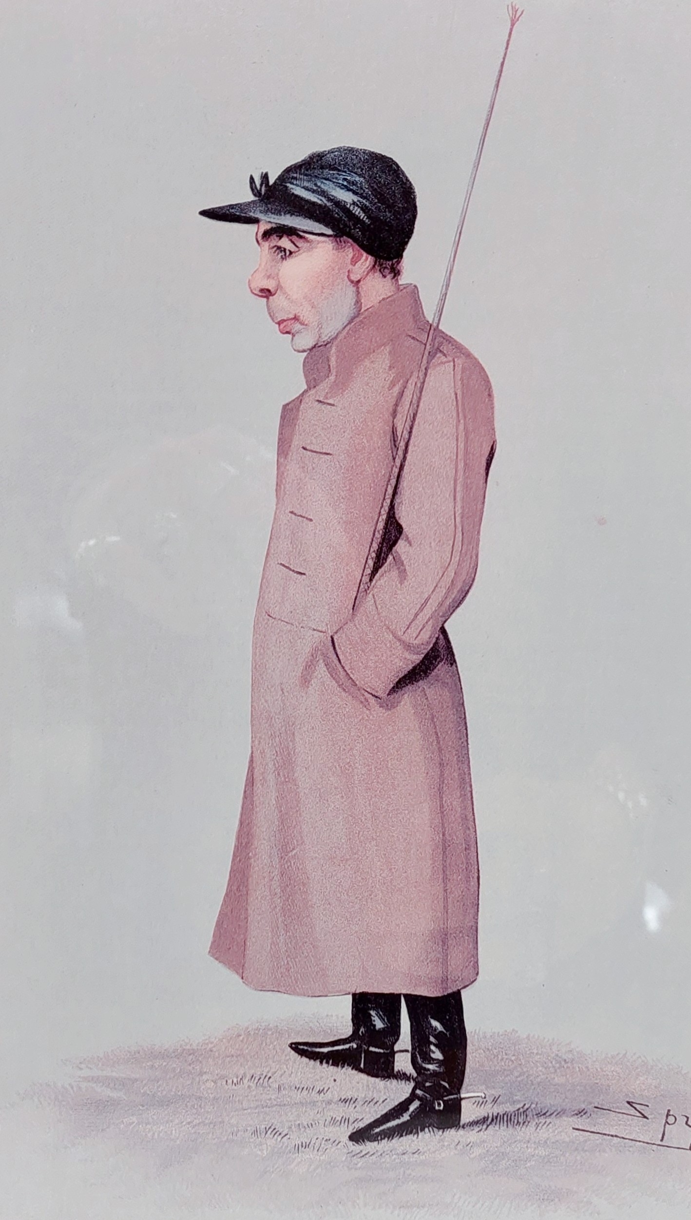 Vanity Fair Print Spy Sam Loates Jockey Published 1896* - Image 3