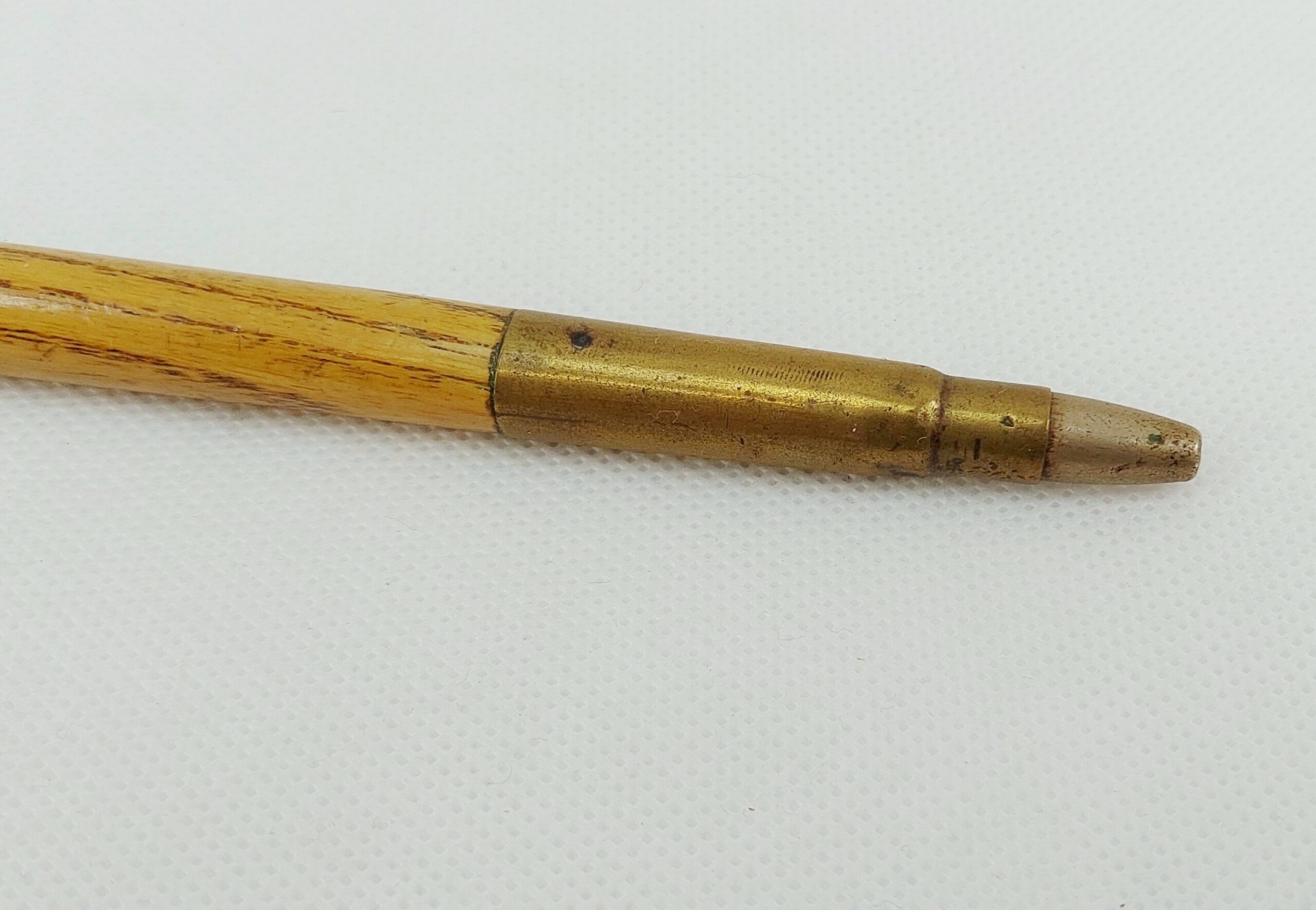 WW1 Officers Hardwood Swagger Stick With Bullet Tip - Image 4