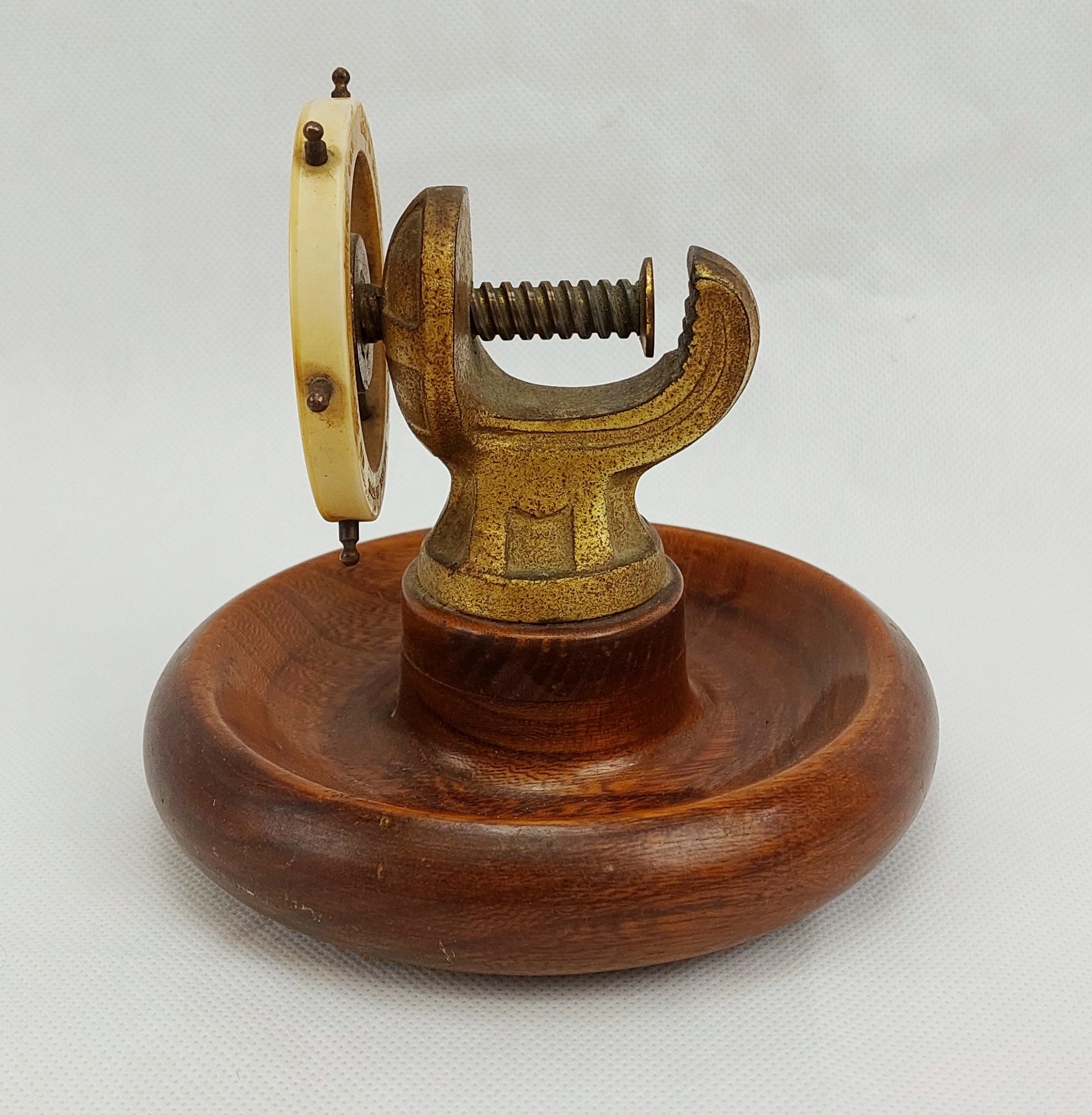 Wooden Treen And Bakelite Ships Wheel Nutcacker* - Image 3