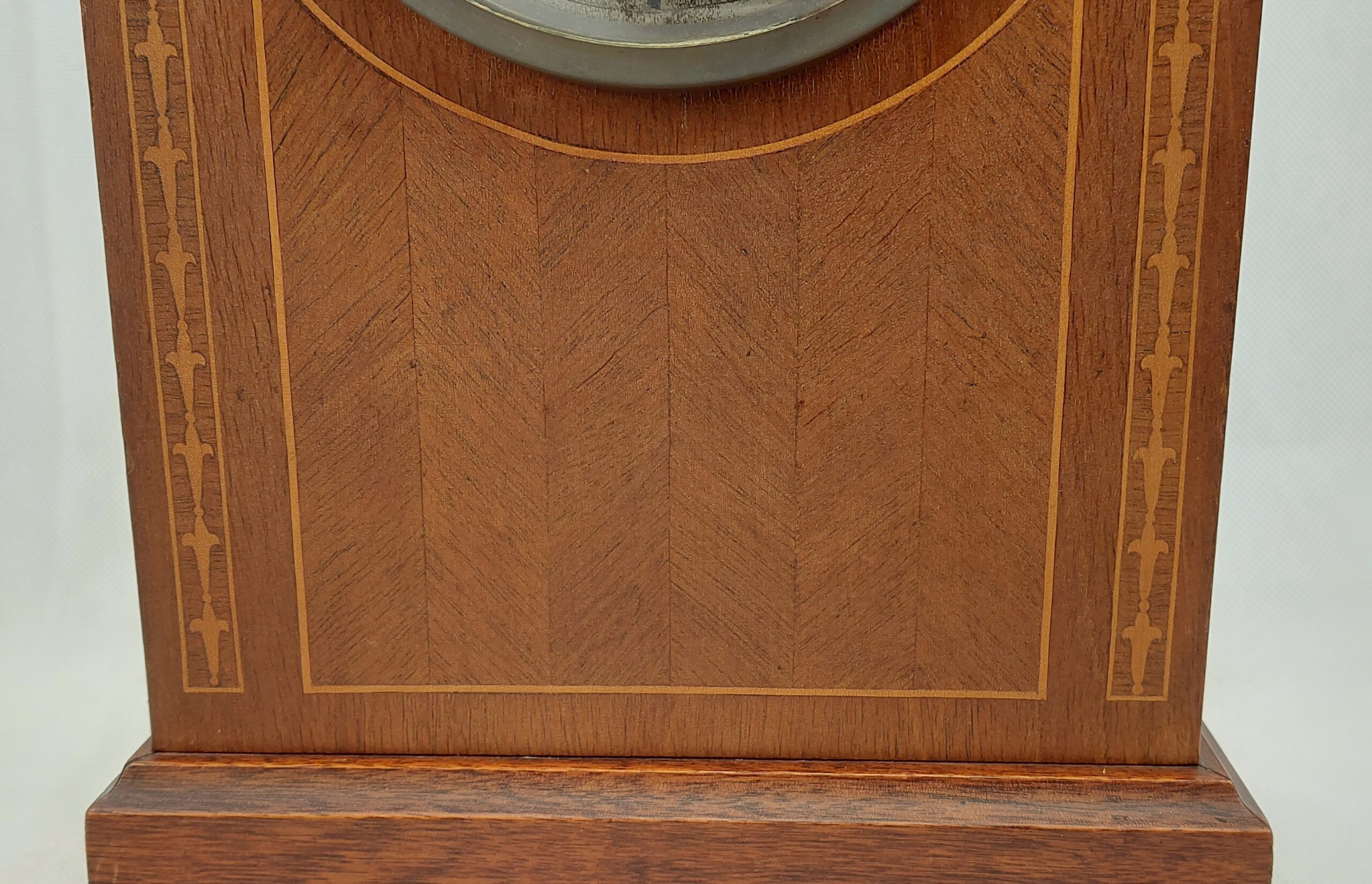 1919 Dated Oak Bracket Clock By Junghans* - Image 9
