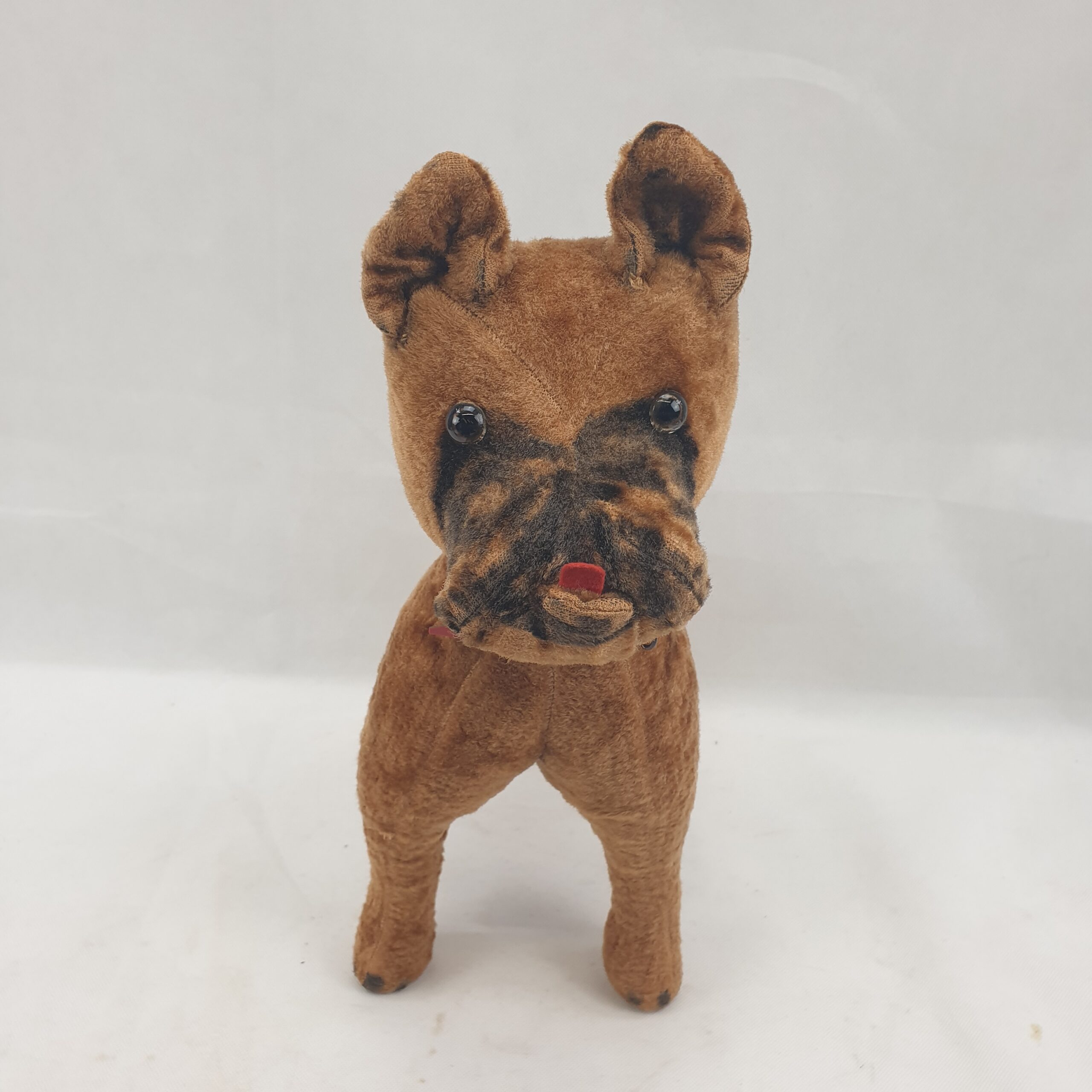 1940s Stuffed Plush Toy Bulldog - Image 2