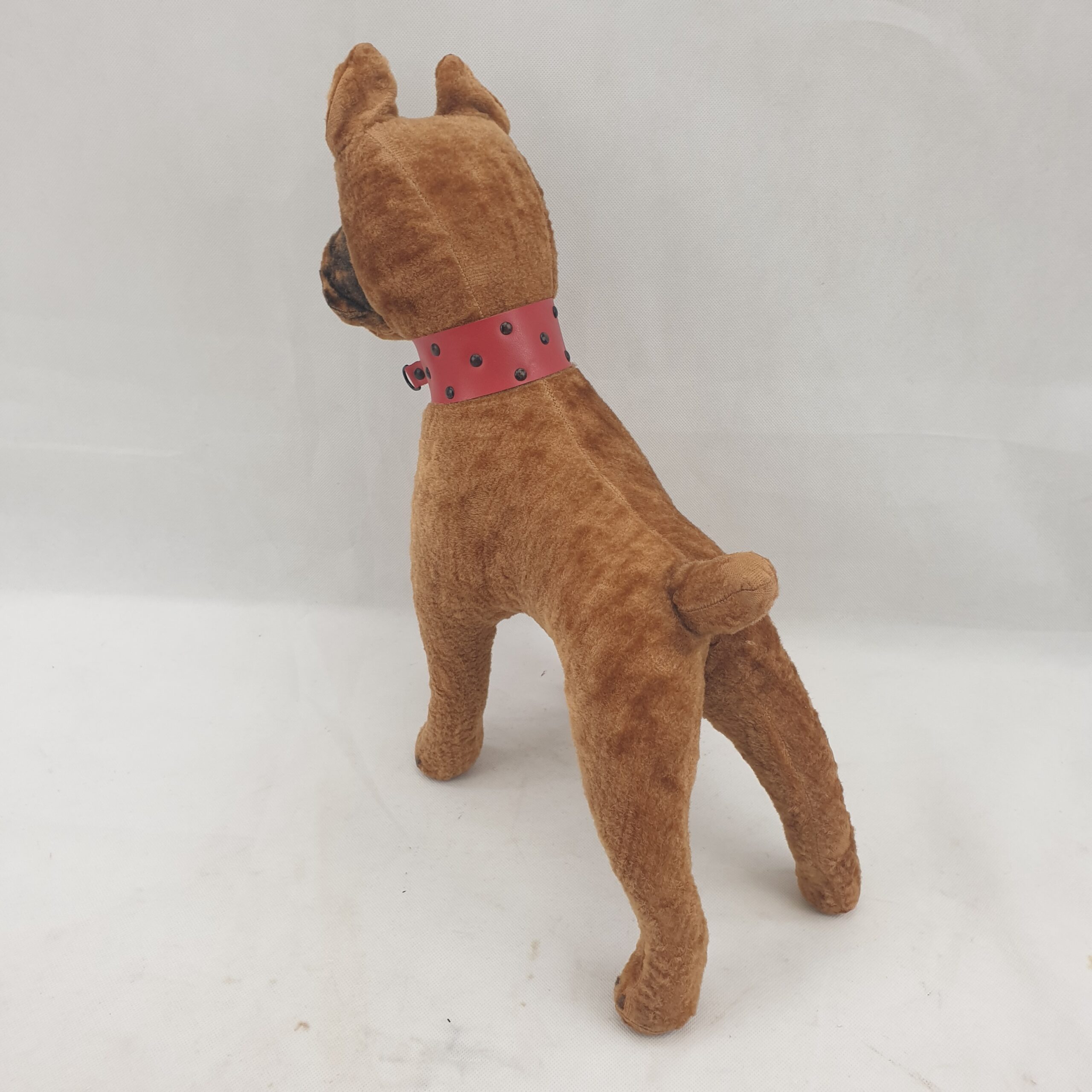 1940s Stuffed Plush Toy Bulldog - Image 4