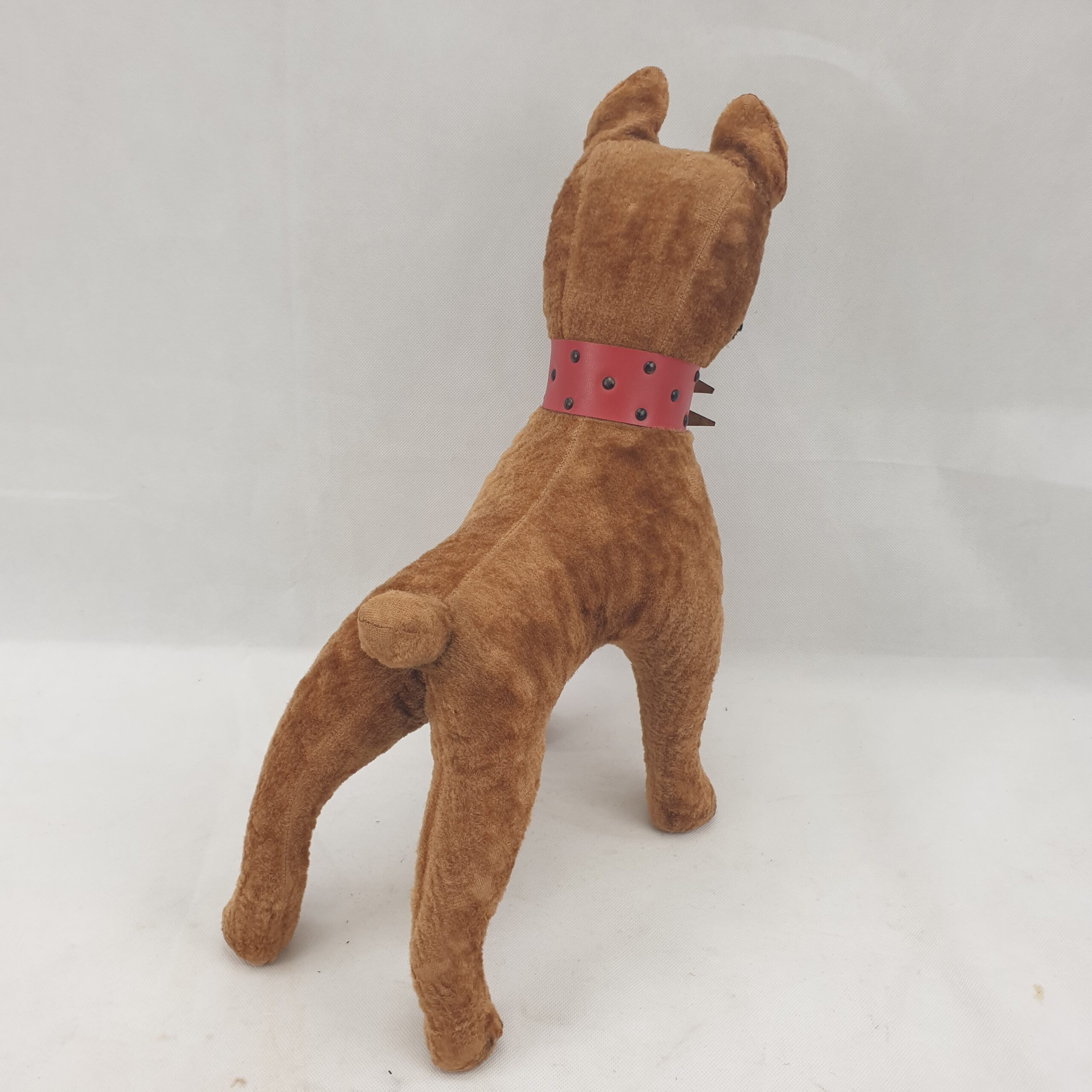 1940s Stuffed Plush Toy Bulldog - Image 5