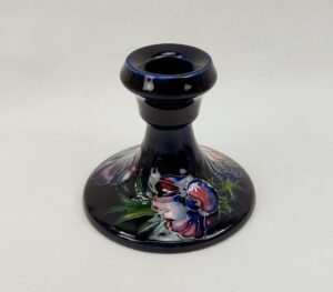 1950s Moorcroft Anemone Pattern Squat Candlestick*