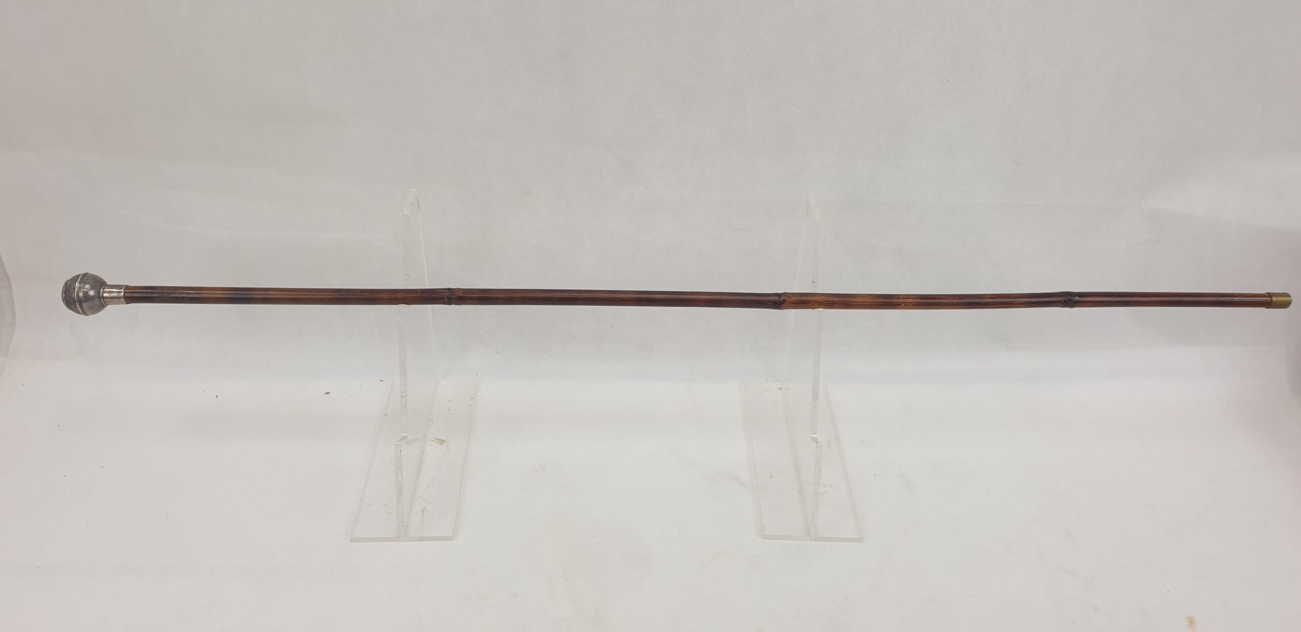 19th Century Silver Mounted Egyptian Sword Stick - Image 2