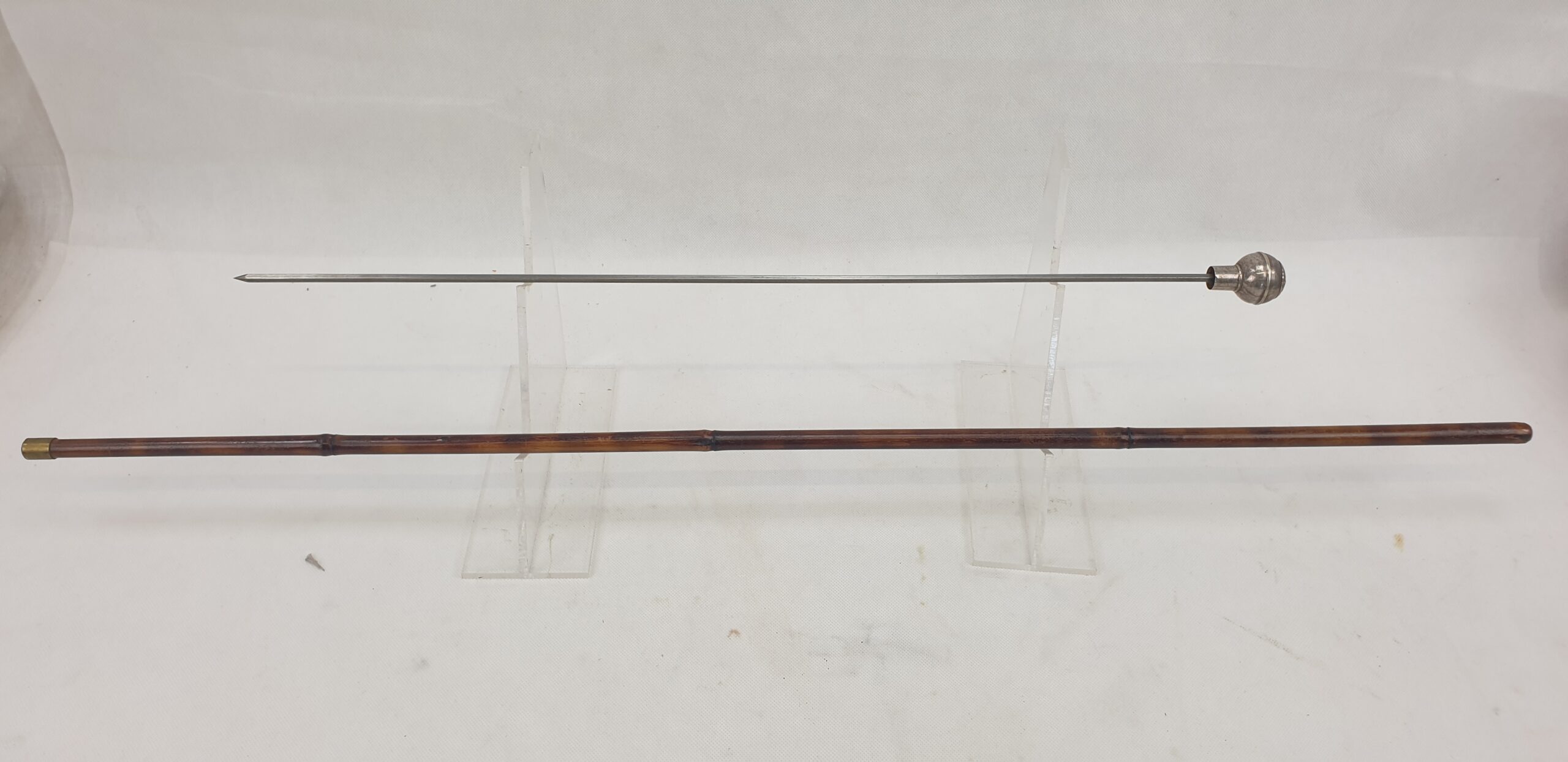 19th Century Silver Mounted Egyptian Sword Stick