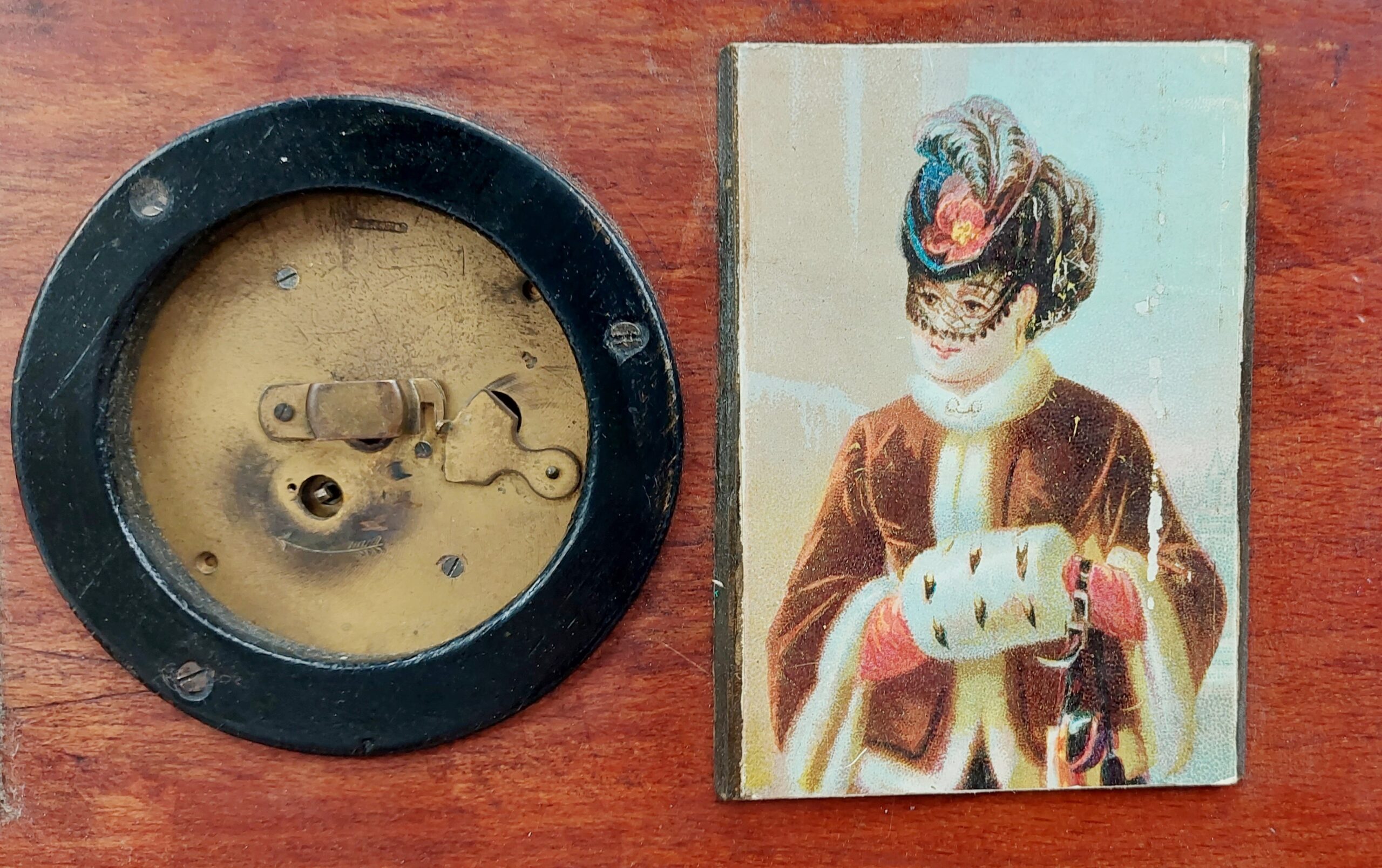 19th Century Four Tune Musical Box With Integral Clock - Image 4