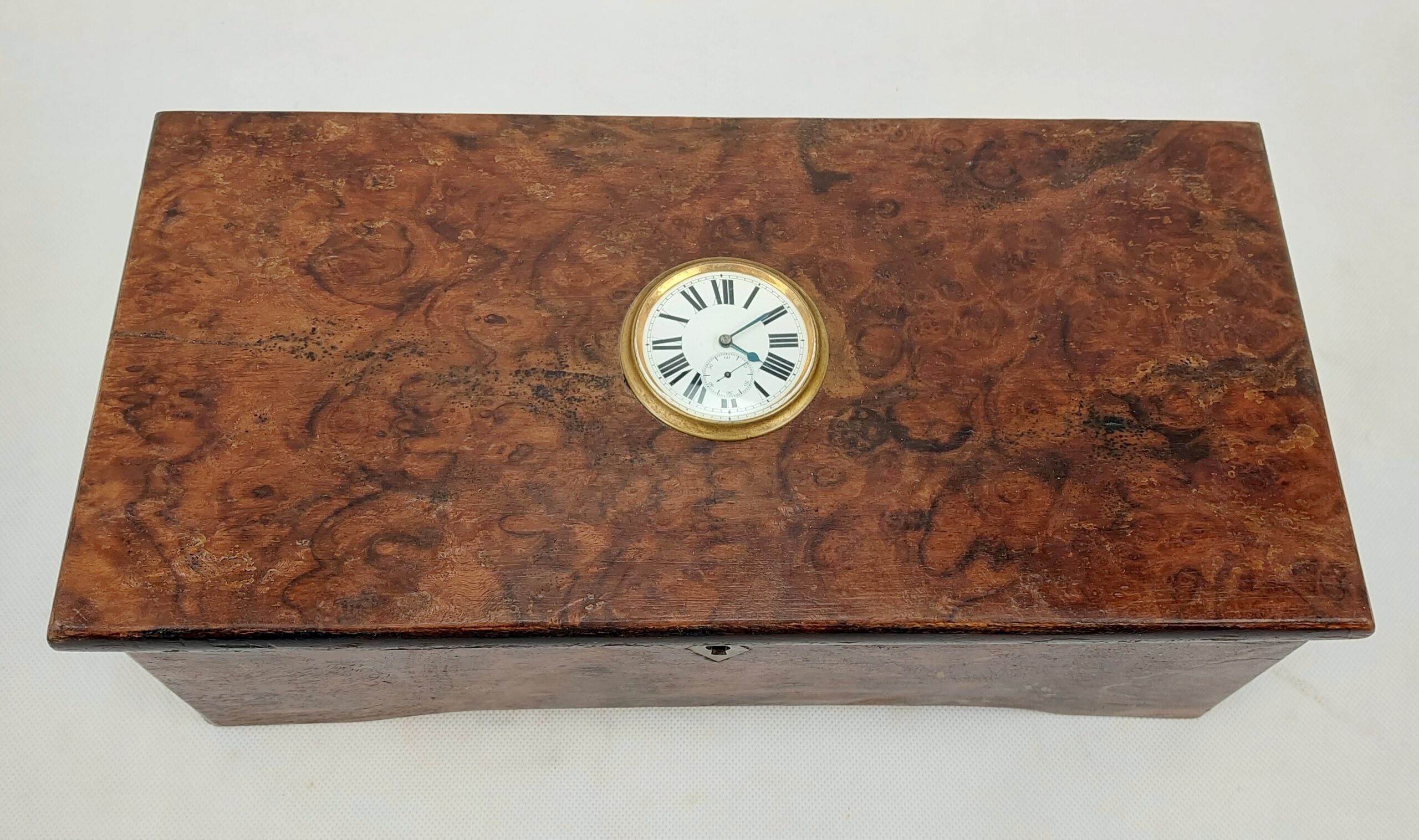 19th Century Four Tune Musical Box With Integral Clock - Image 11