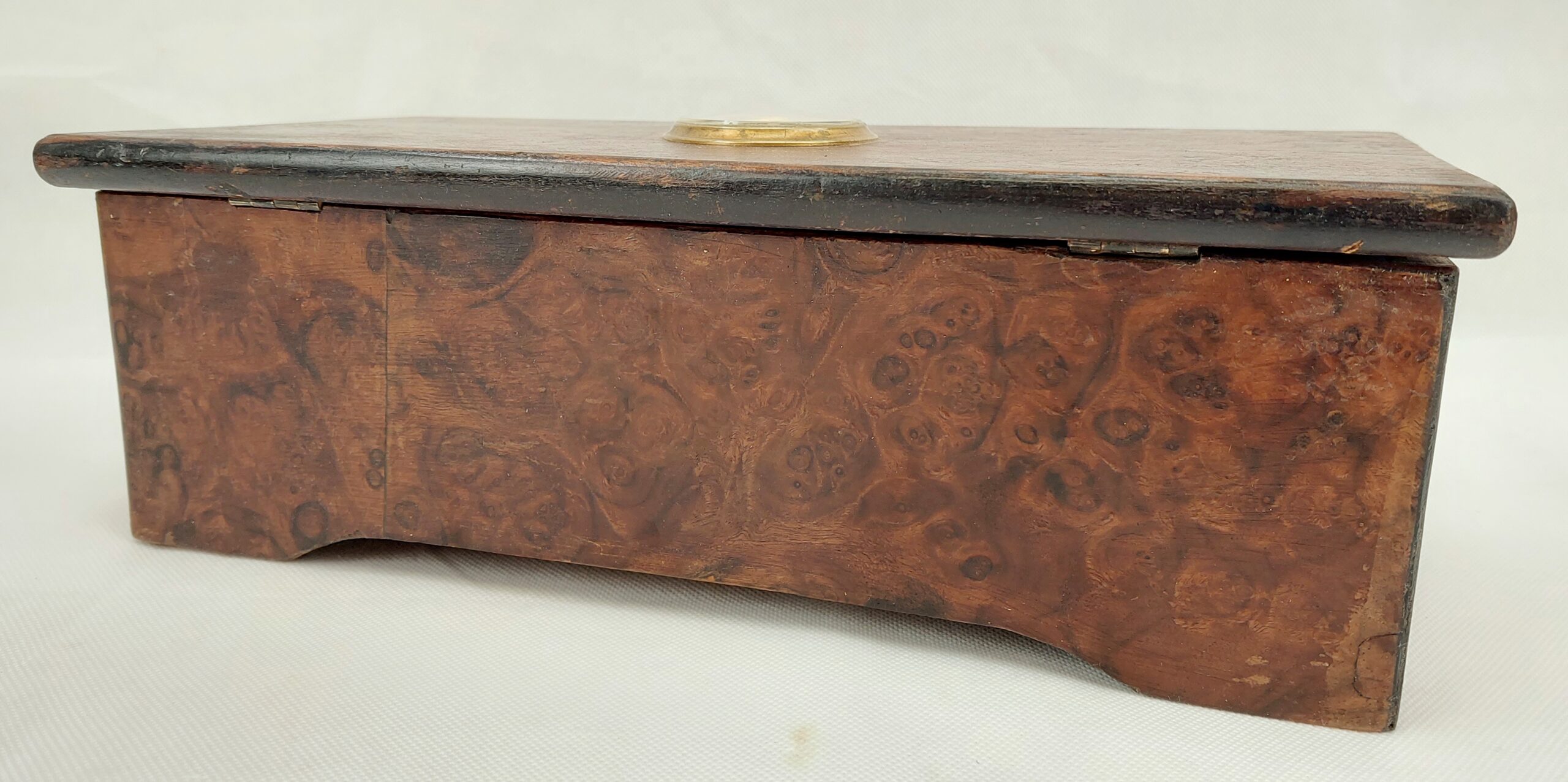 19th Century Four Tune Musical Box With Integral Clock - Image 8