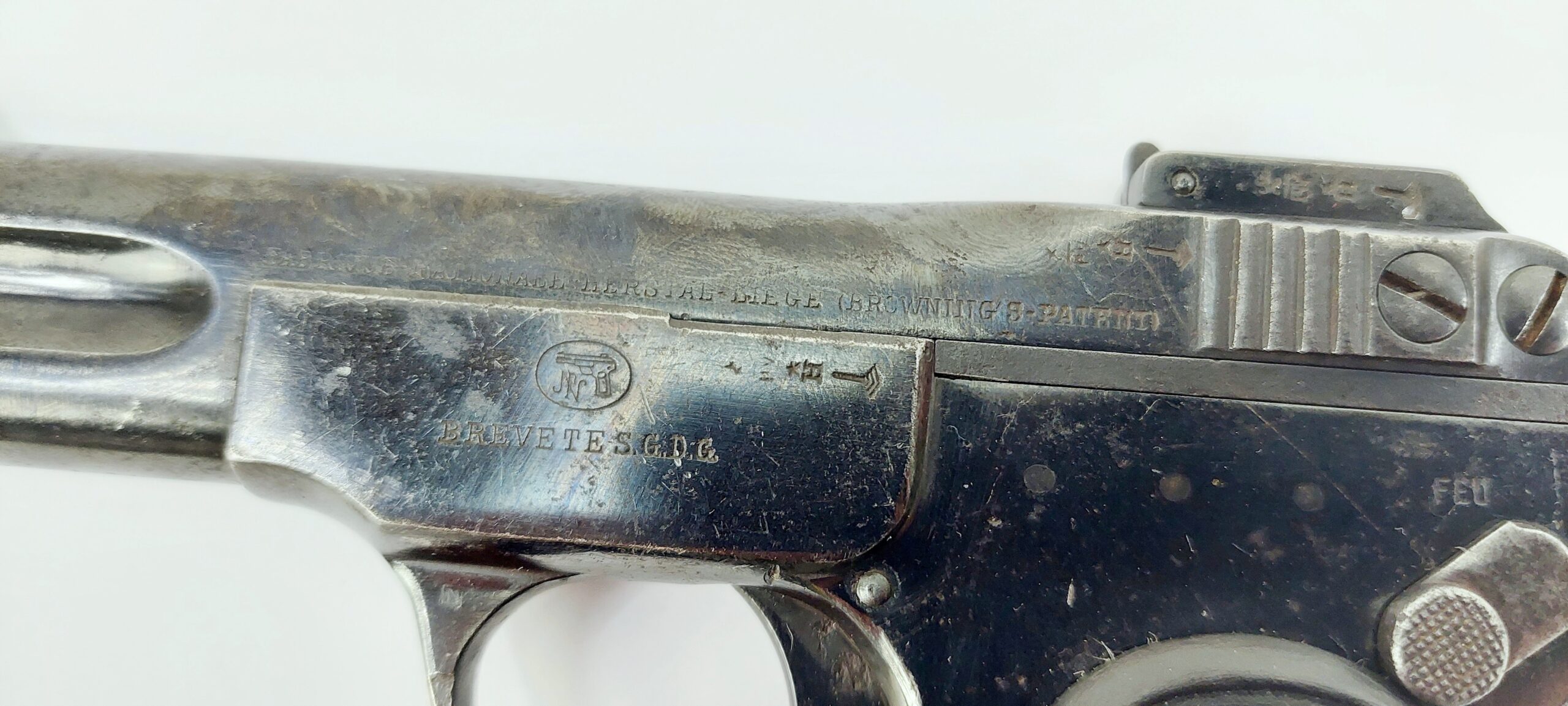 Belgian Browning Model 1900 New Specification Deactivated Pistol - Image 16