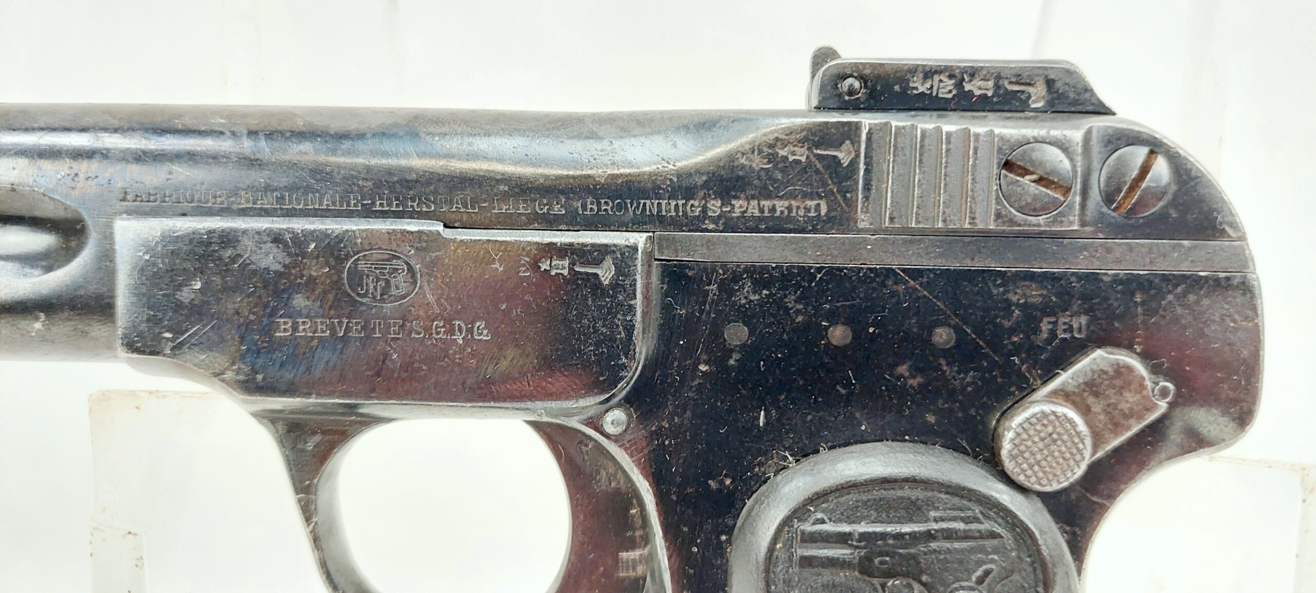 Belgian Browning Model 1900 New Specification Deactivated Pistol - Image 13