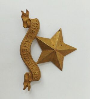 Boer War Era Cameronians Piper Glengarry Cap Badge #2