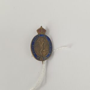Brass And Enamel Royal Corps Of Signals Sweetheart Badge