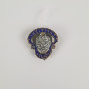 British Legion Brass And Enamel Button Badge