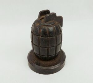 Cast Iron British Mills Bomb Grenade Money Box
