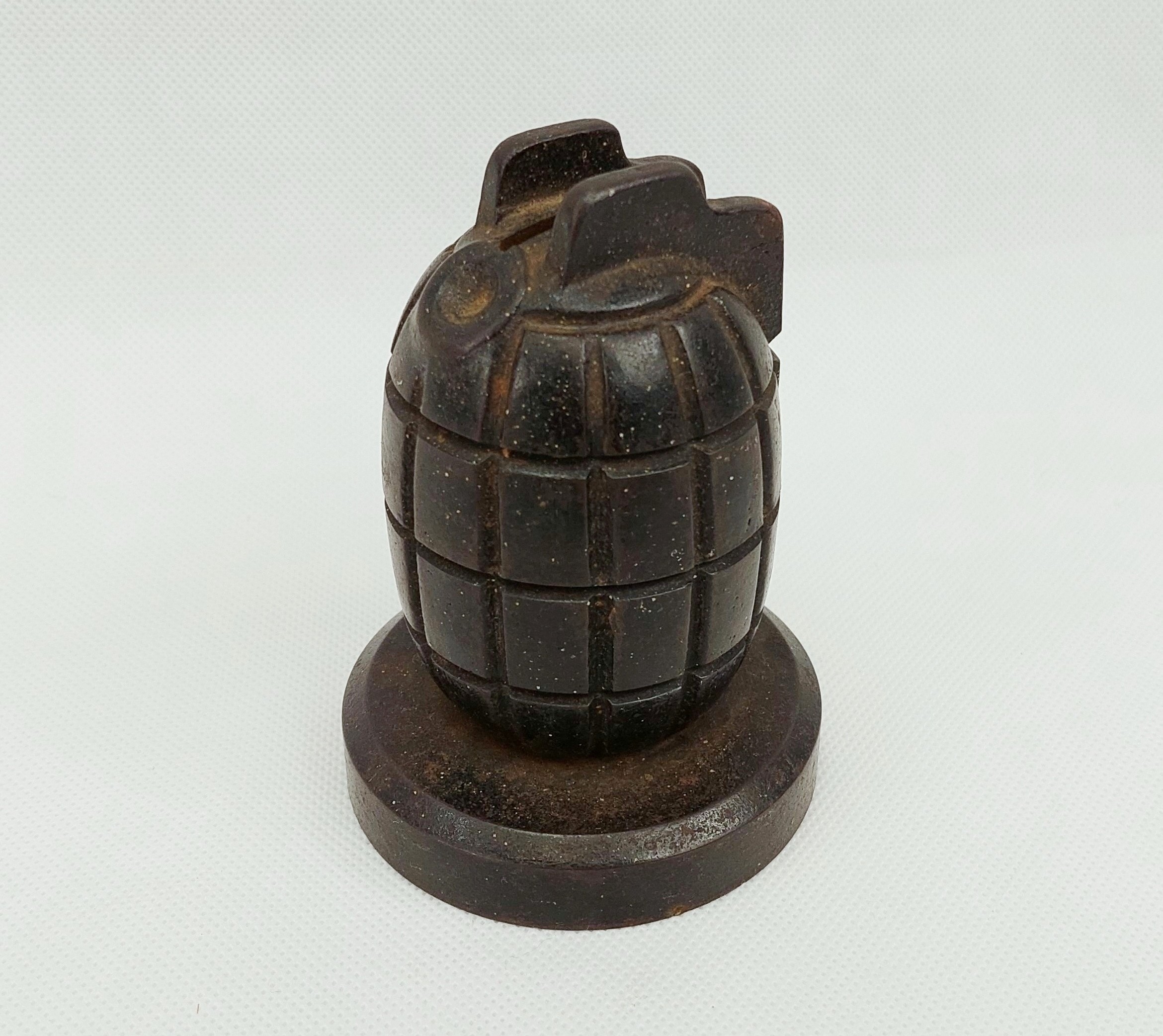 Cast Iron British Mills Bomb Grenade Money Box