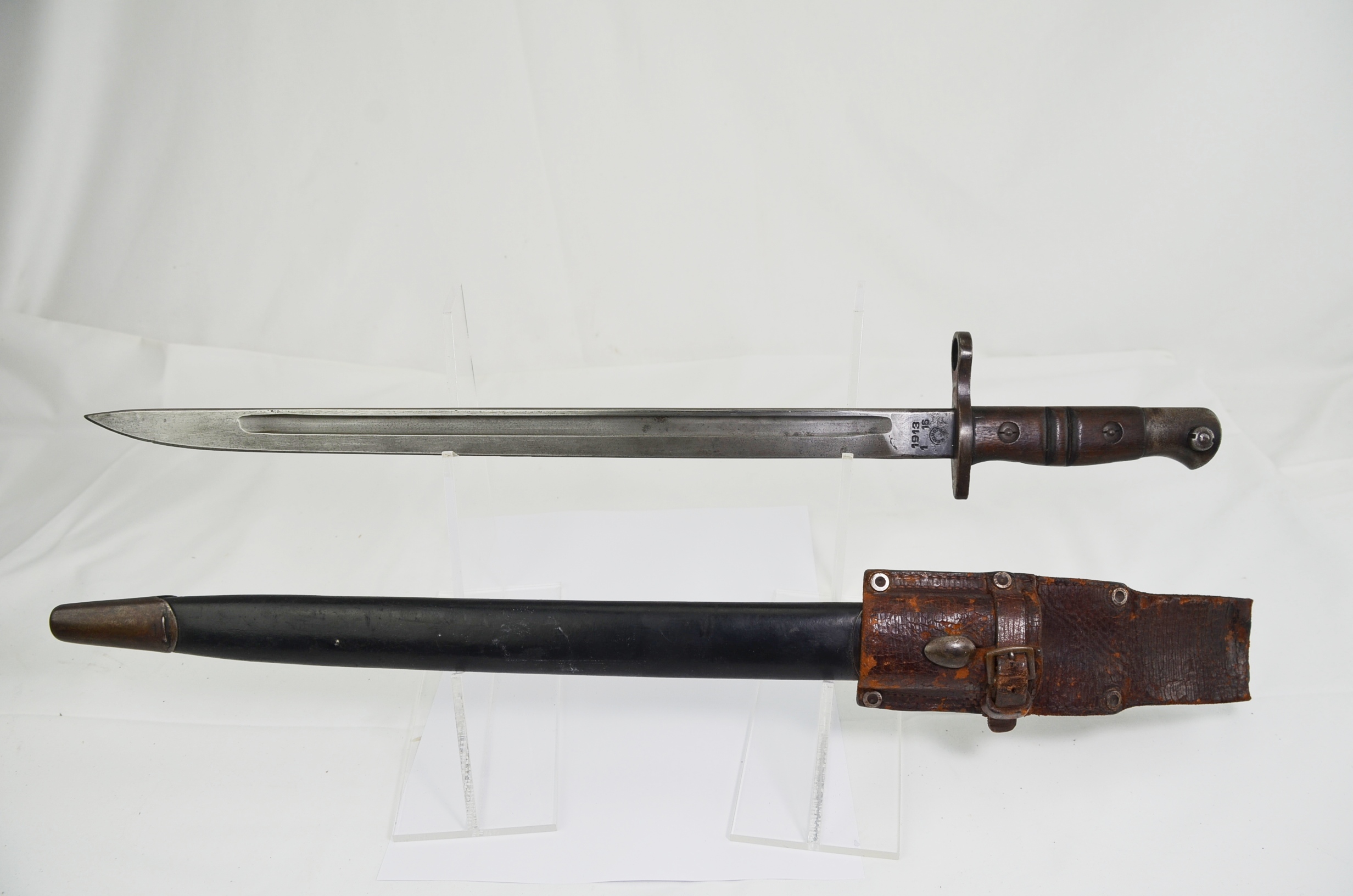 British 1913 Pattern WW1 Remington Bayonet and Scabbard