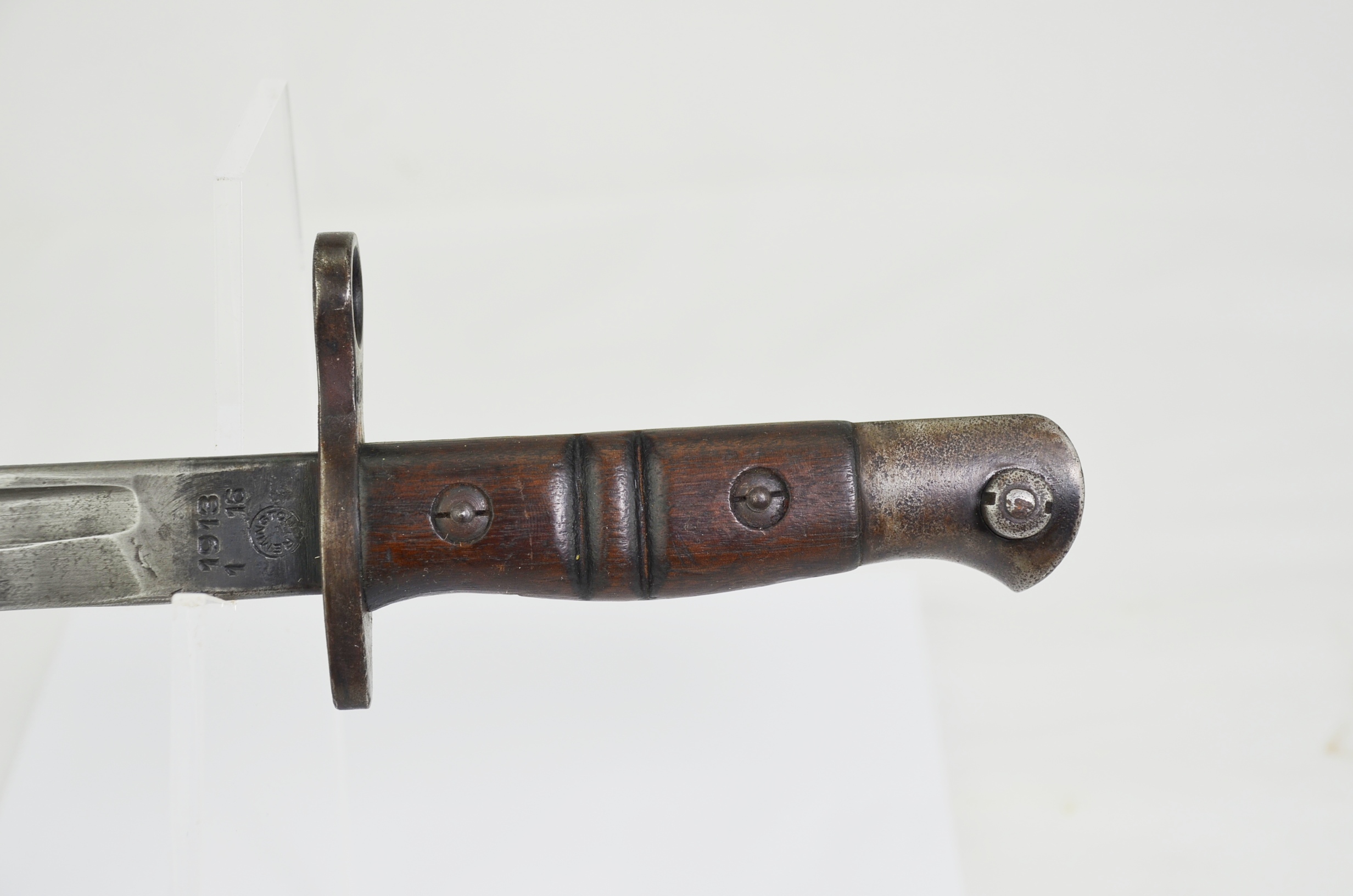 British 1913 Pattern WW1 Remington Bayonet and Scabbard - Image 5