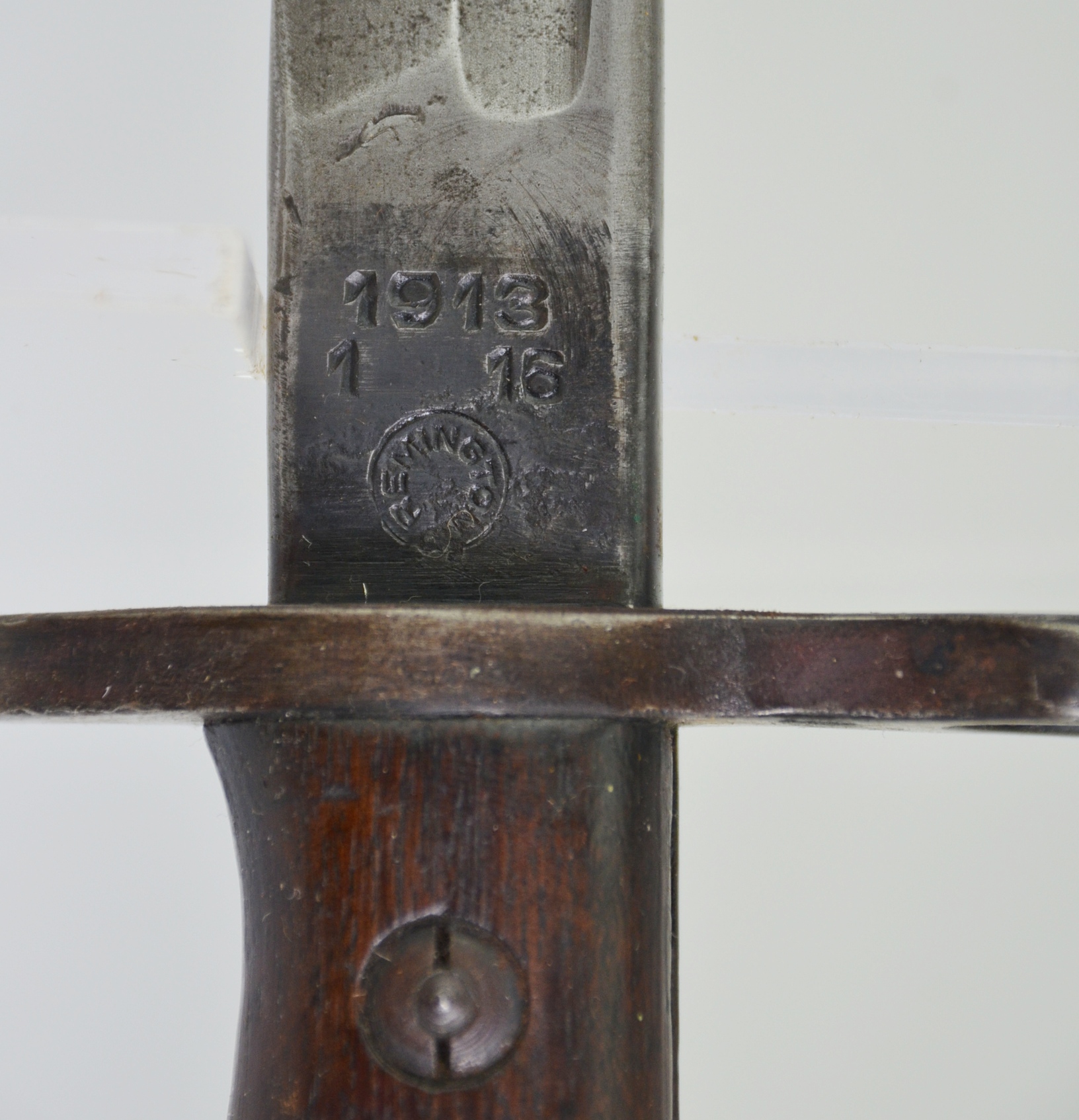 British 1913 Pattern WW1 Remington Bayonet and Scabbard - Image 6