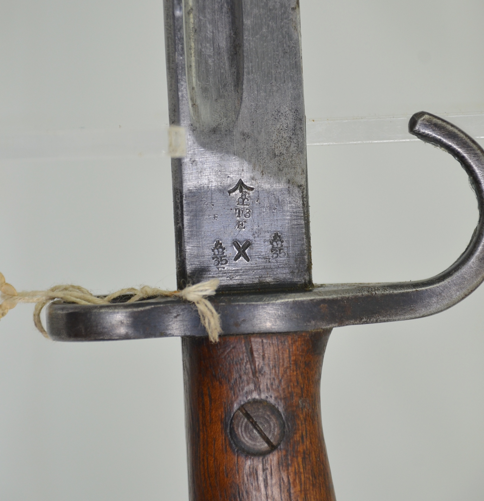 Rare British Mark I 1907 Pattern Hooked Quillion Bayonet Unit Marked Matching Nos. Sanderson - Image 6