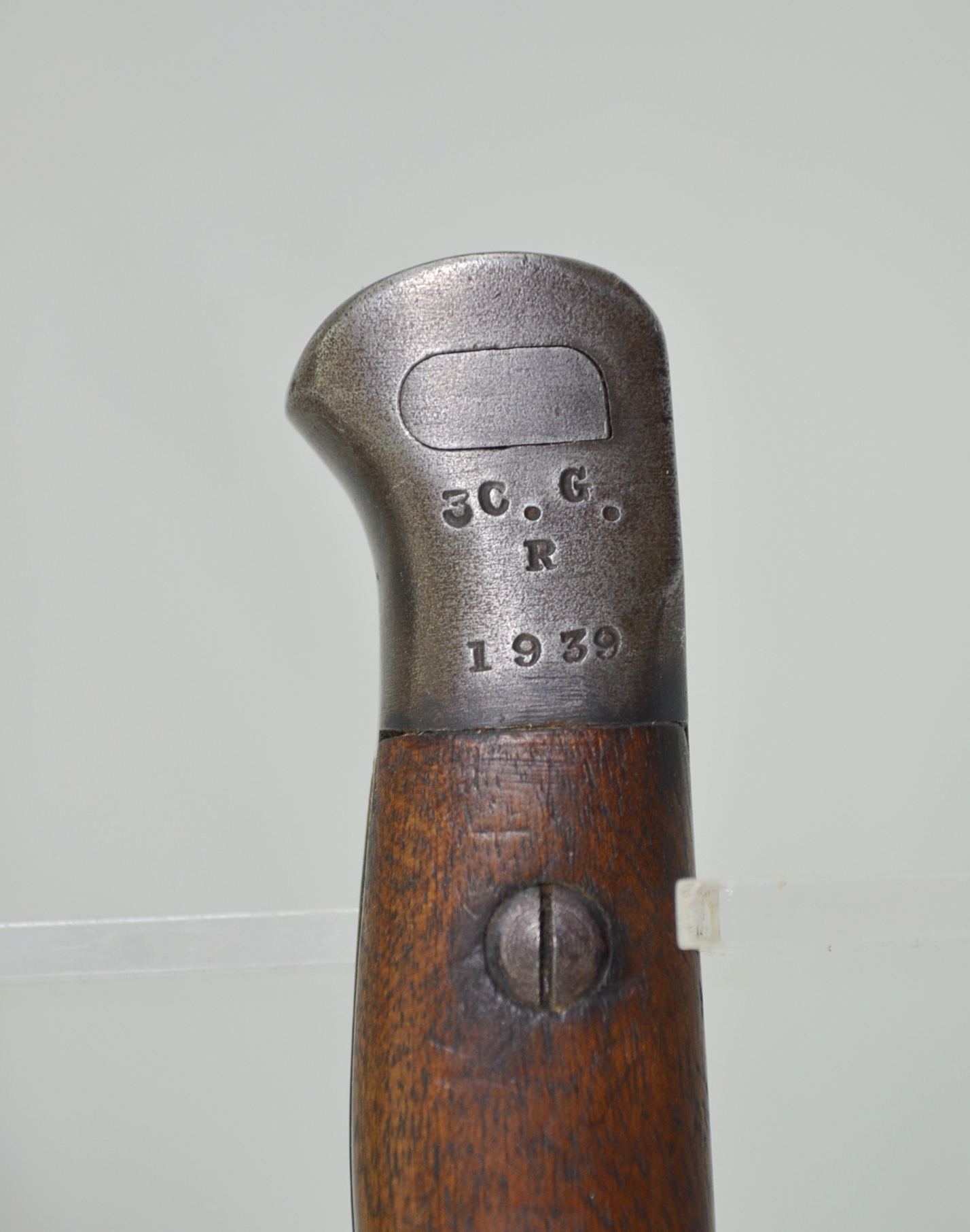 Rare British Mark I 1907 Pattern Hooked Quillion Bayonet Unit Marked Matching Nos. Sanderson - Image 7