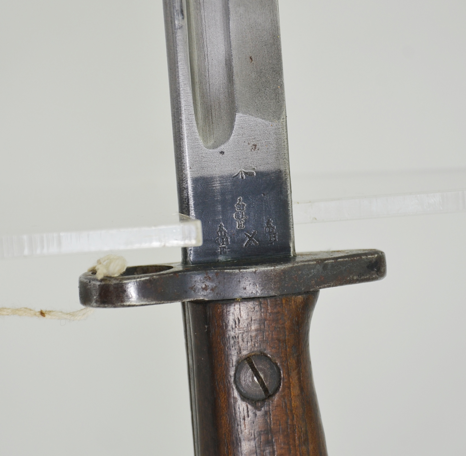 WW1 British Unit Marked Sword Bayonet Pattern 1907, Scabbard And Frog - Image 6