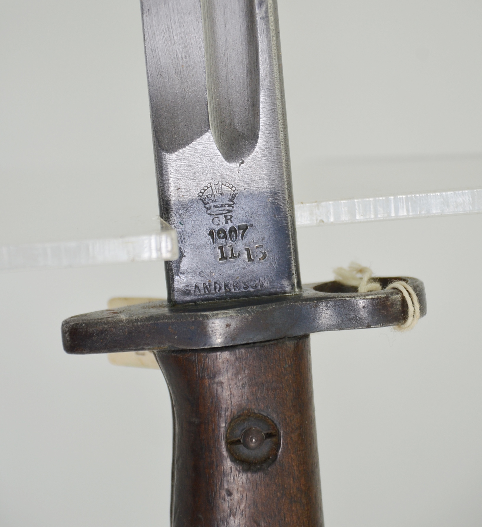 WW1 British Unit Marked Sword Bayonet Pattern 1907, Scabbard And Frog - Image 7
