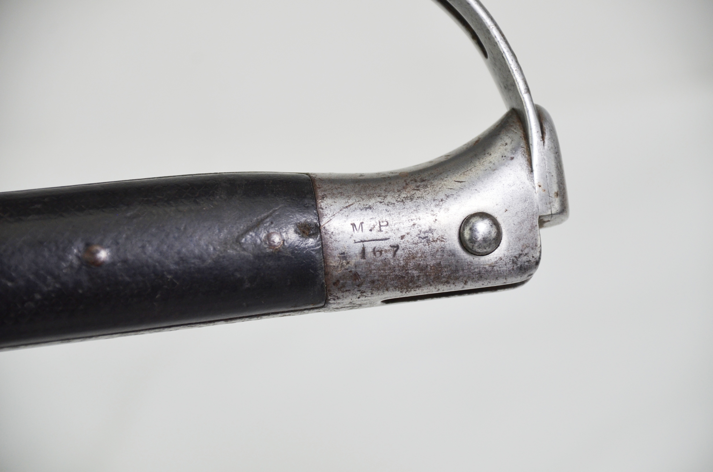 British 1879 Martini Henry Artillery Sawback Sword Bayonet and Scabbard - Image 13