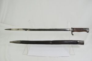 WW1 German 1898 Model 2nd Pattern Mauser Gew98 Bayonet and Scabbard #2