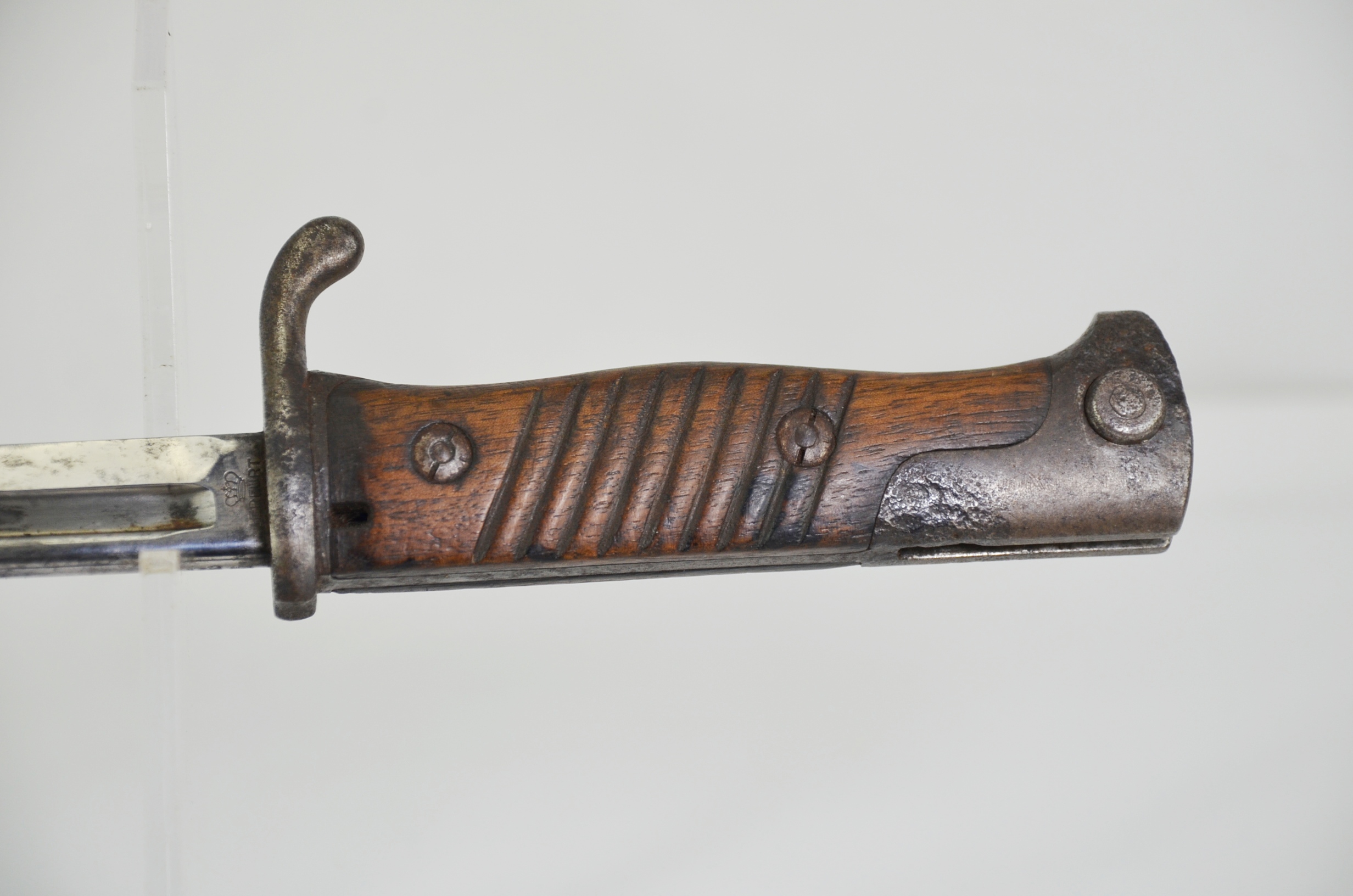 WW1 German 1898 Model 2nd Pattern Mauser Gew98 Bayonet and Scabbard #2 - Image 6
