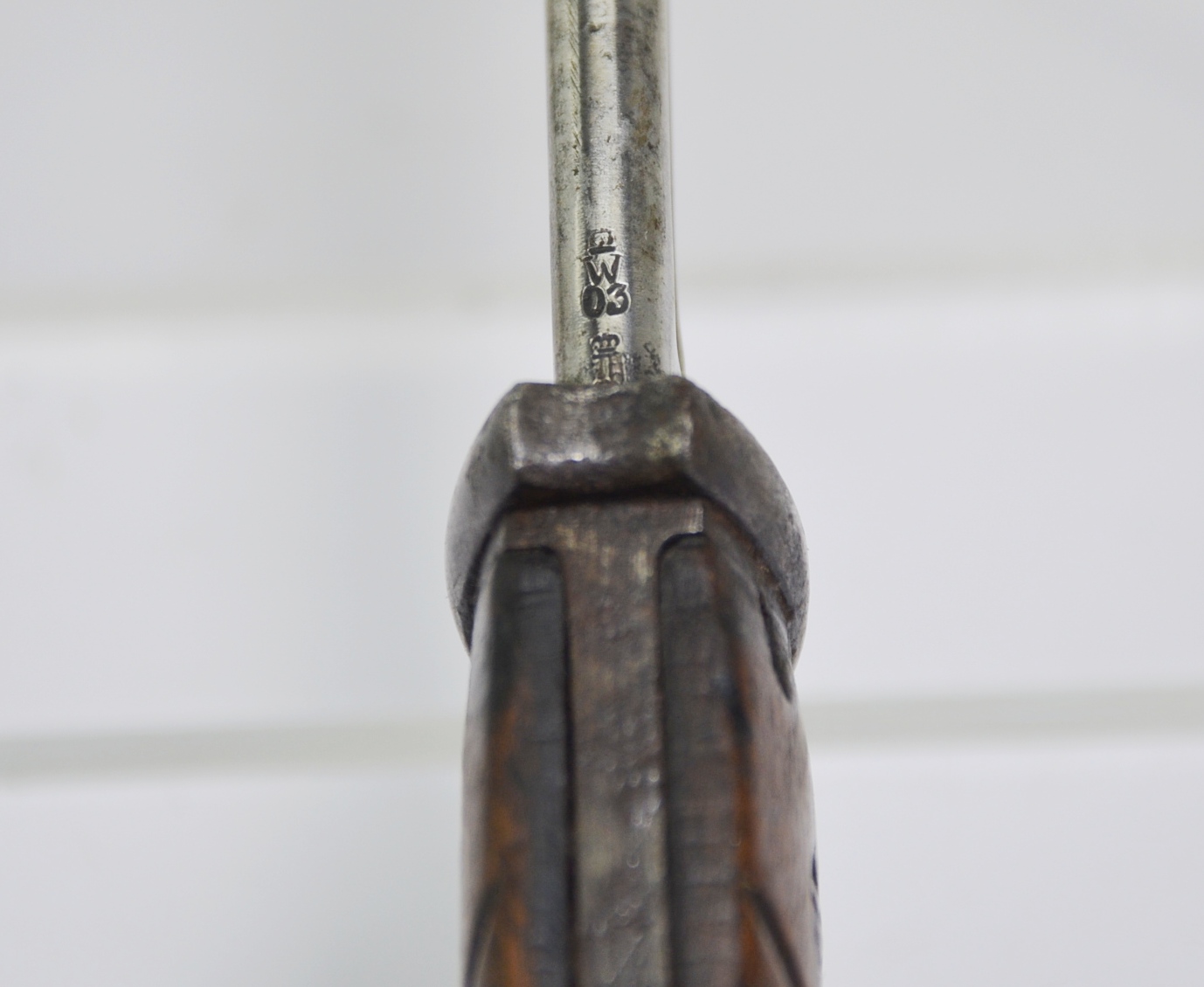 WW1 German 1898 Model 2nd Pattern Mauser Gew98 Bayonet and Scabbard #2 - Image 8