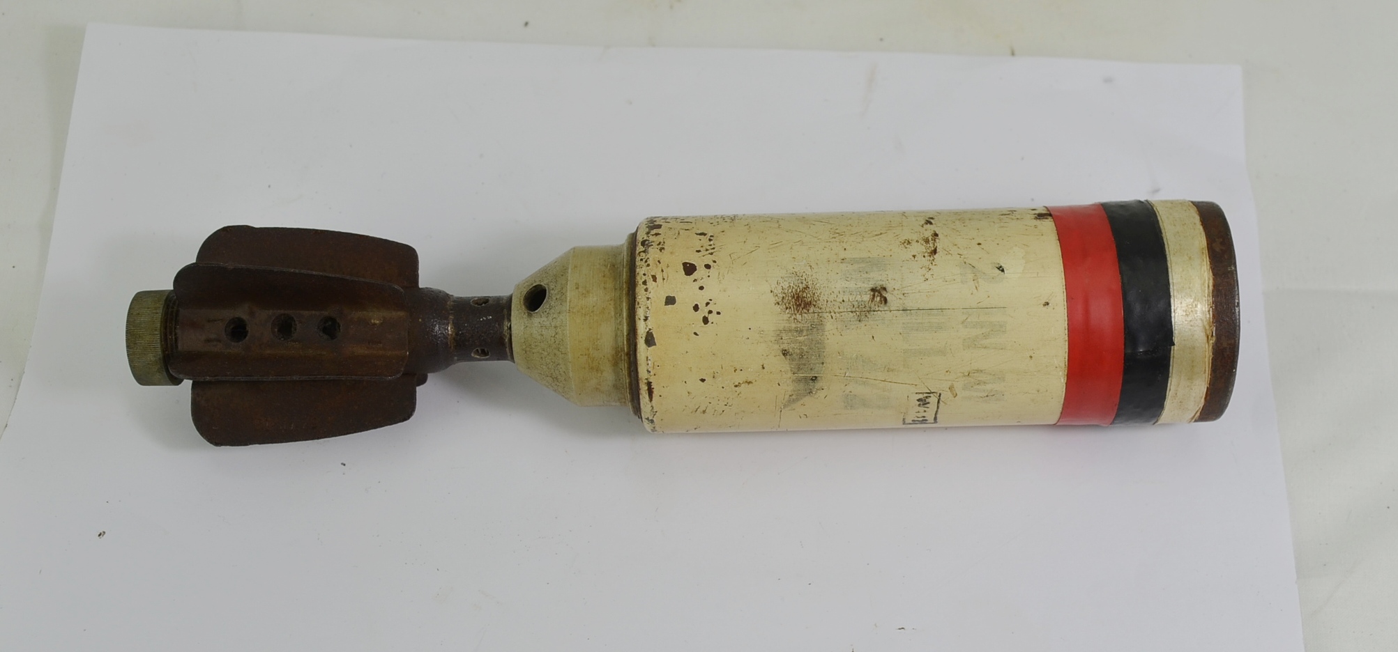 British 2 inch Parachute Illuminating Mortar Round